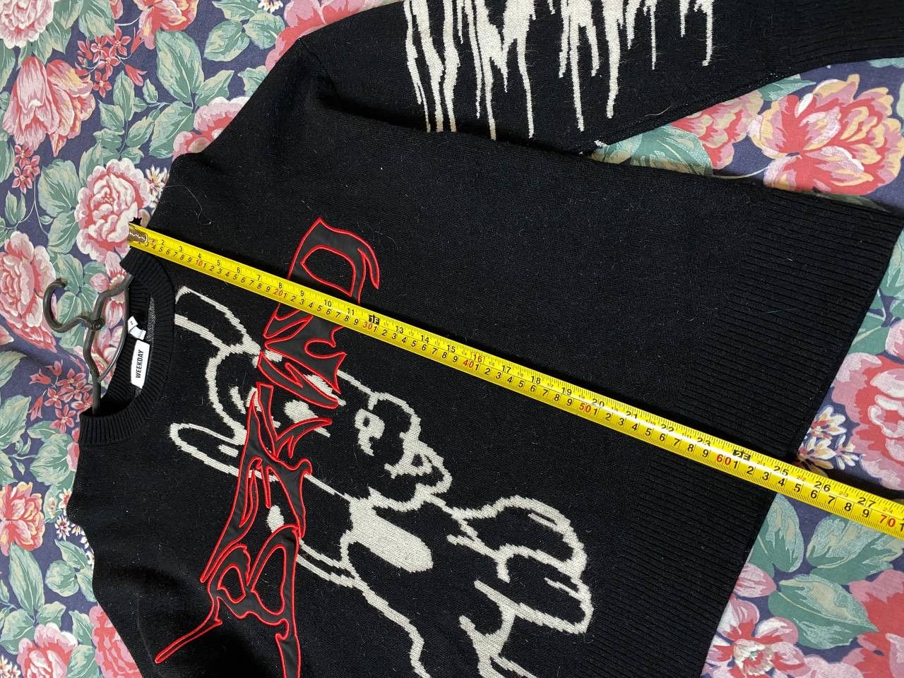 Vintage × Weekday WEEKDAY Y2K 00's Men's Oversize Sweater Size US XS / EU 42 / 0 - 12 Thumbnail