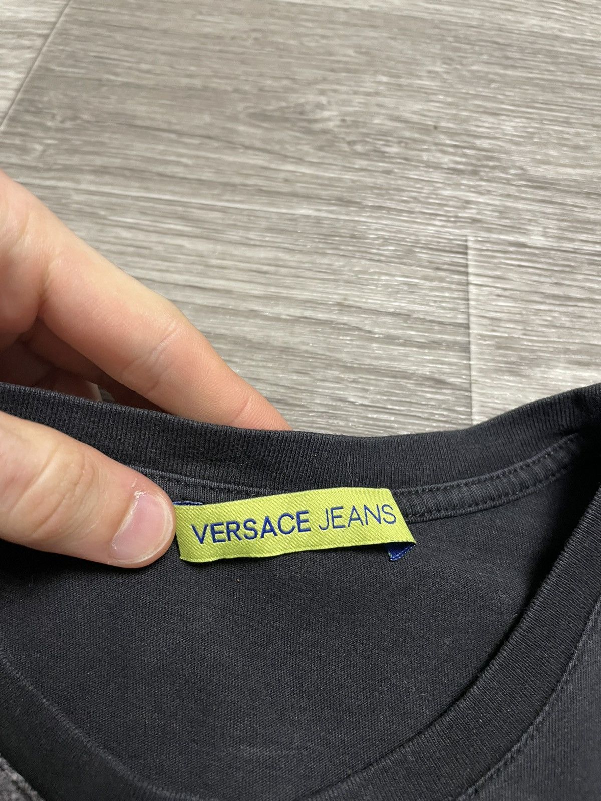 Versace Versace Jeans Couture Baroque Graphic Tee Black Size US M / EU 48-50 / 2 - 10 Thumbnail