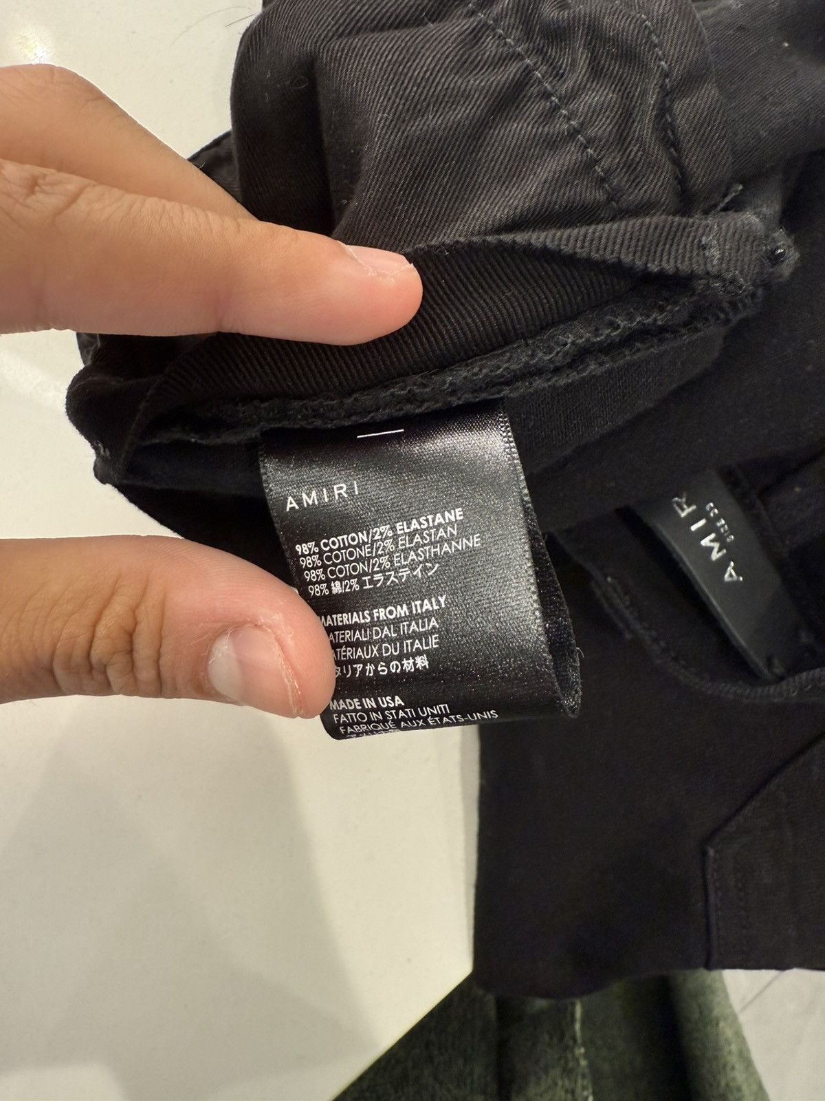 Amiri Amiri Jeans Black Plain Size US 34 / EU 50 - 6 Thumbnail