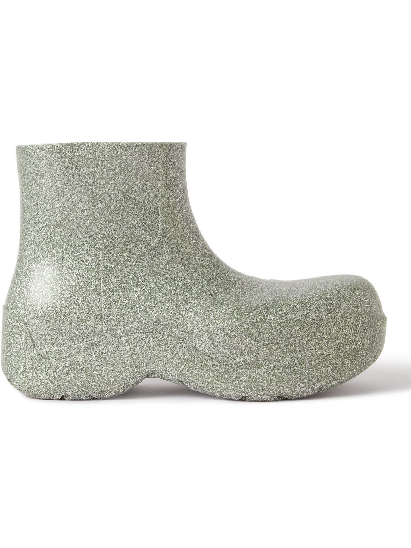 Bottega Veneta Puddle Rubber Ankle Boots in Silver Size US 9 / EU 42 - 1 Thumbnail