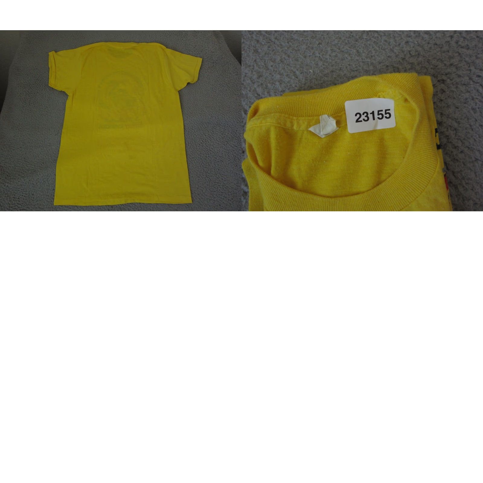 Vintage VINTAGE Looney Tunes Shirt Mens L Yellow 70s Made in USA Taz Devil Flames Shirts Size US L / EU 52-54 / 3 - 9 Thumbnail