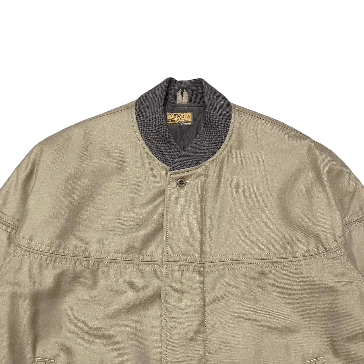 Issey Miyake Vintage Brown by 2-Tacs Wool Bomber Jacket Issey Style Size US L / EU 52-54 / 3 - 2 Thumbnail