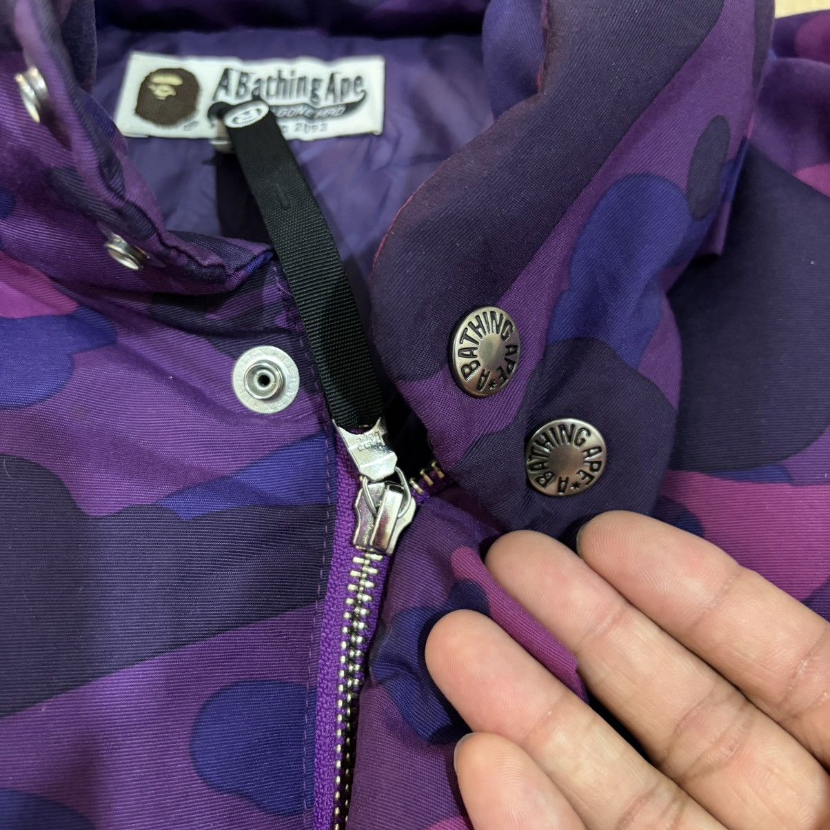 Bape Bape 1st.camo Jacket down puffer"mountain sports" Size US L / EU 52-54 / 3 - 7 Thumbnail