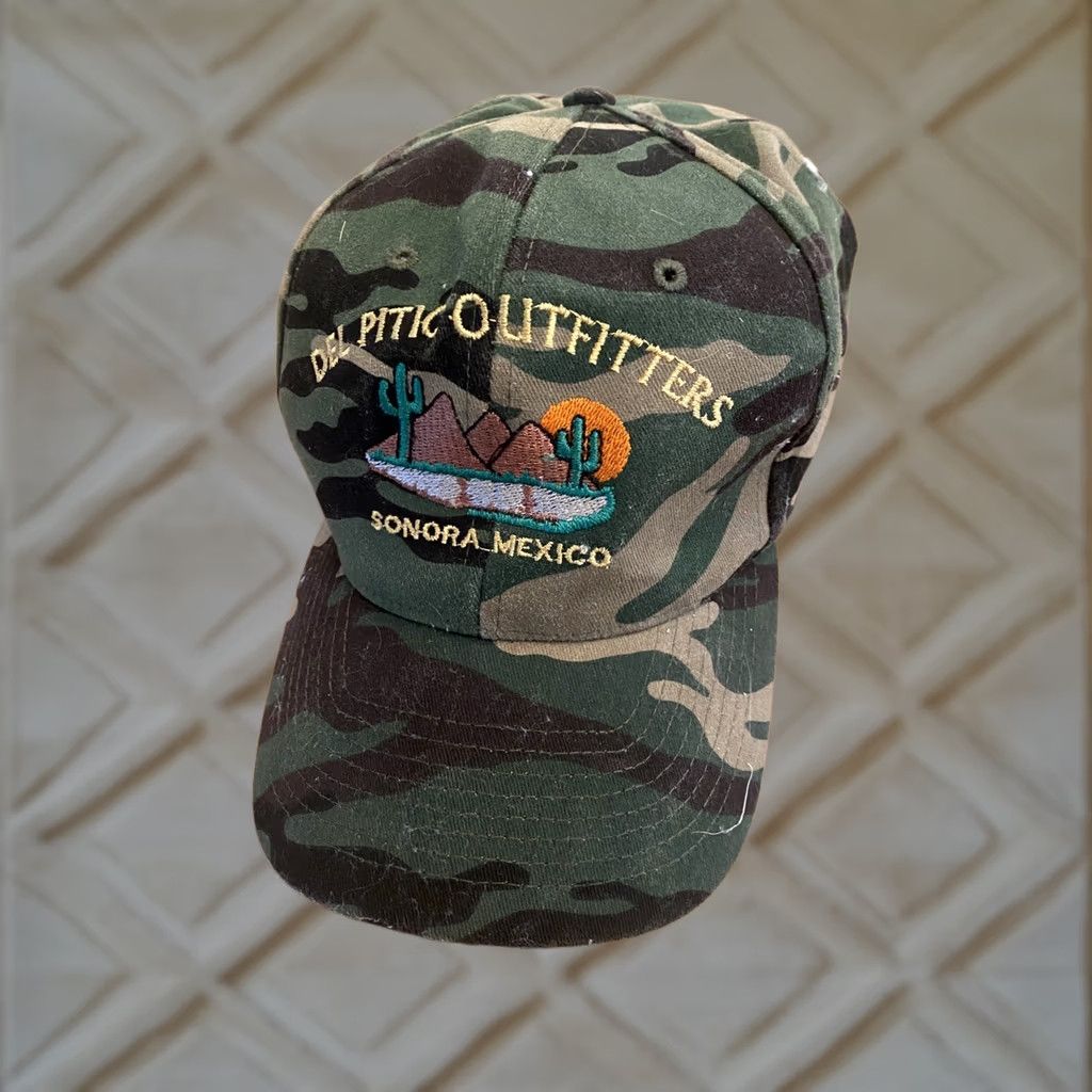 Vintage VINTAGE Del Pitic Outfitters Sonora Mexico Camouflage SnapBack Hat Hunting Mens Size ONE SIZE - 1 Thumbnail