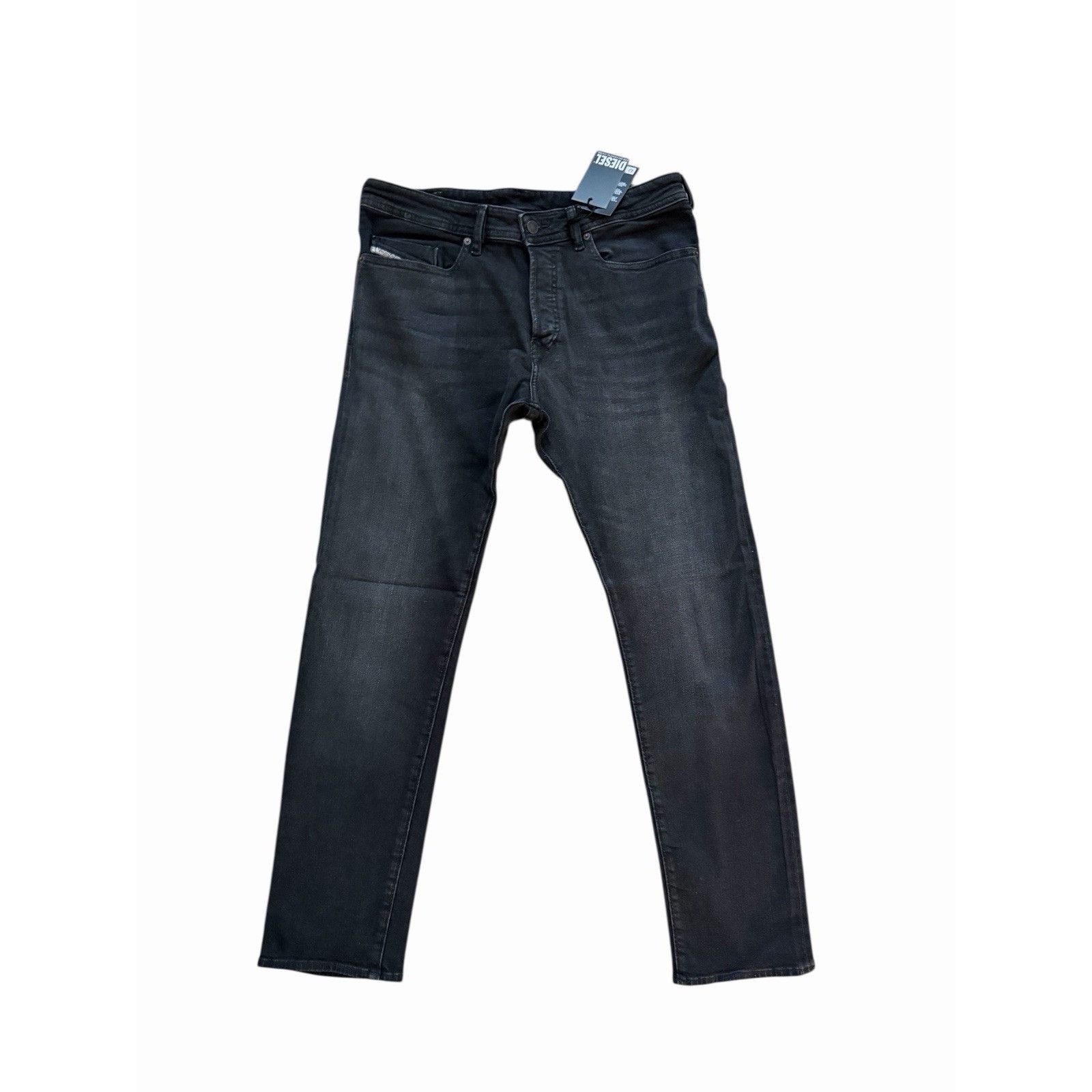 Diesel Diesel Mens Buster Tapered Jeans RE063 Black $250 Size 32/32 Size US 32 / EU 48 - 1 Thumbnail