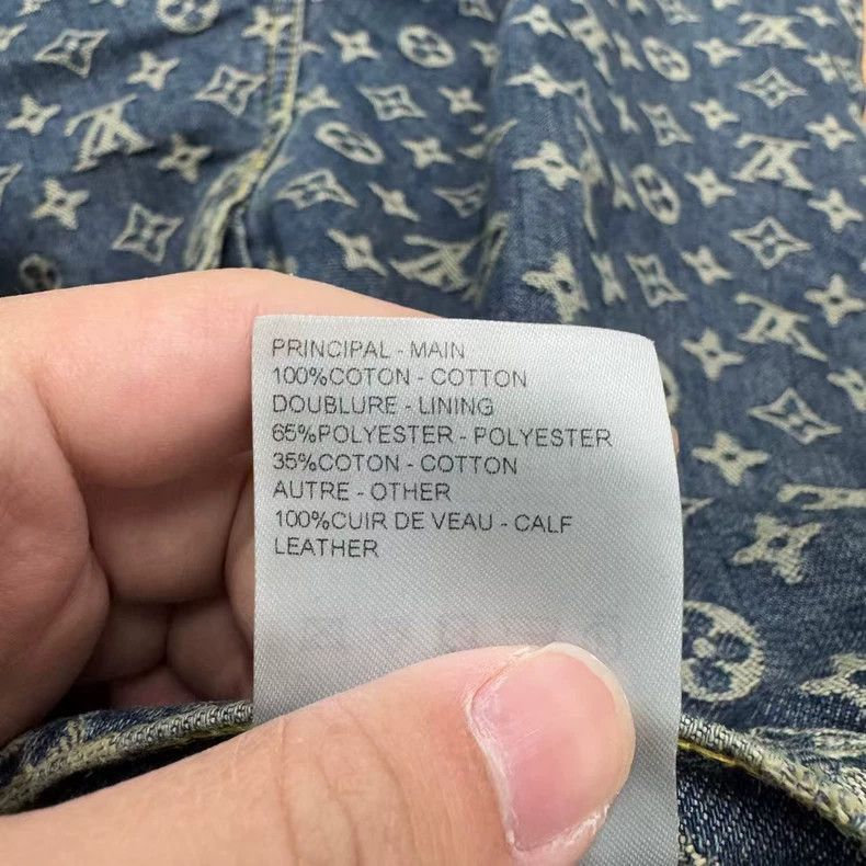 Louis Vuitton Louis vuitton Cowhide plant-tanned jeans with full print on Size US 32 / EU 48 - 5 Thumbnail