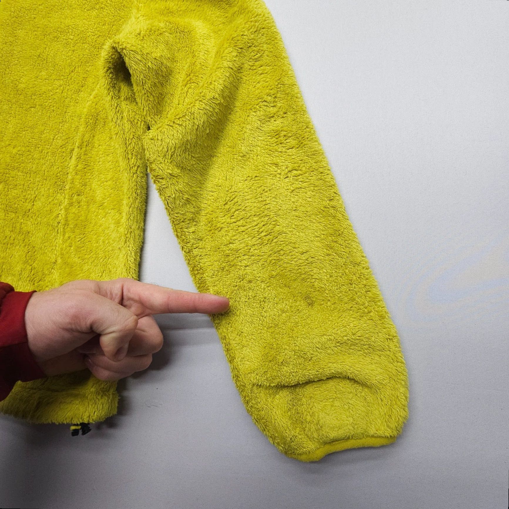 The North Face The North Face Fleece Jacket Womens Small Yellow Shaggy Y2K Gorpcore Hiking Size S / US 4 / IT 40 - 4 Thumbnail