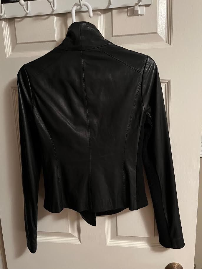 Vince Vince leather moto jacket Size S / US 4 / IT 40 - 8 Thumbnail