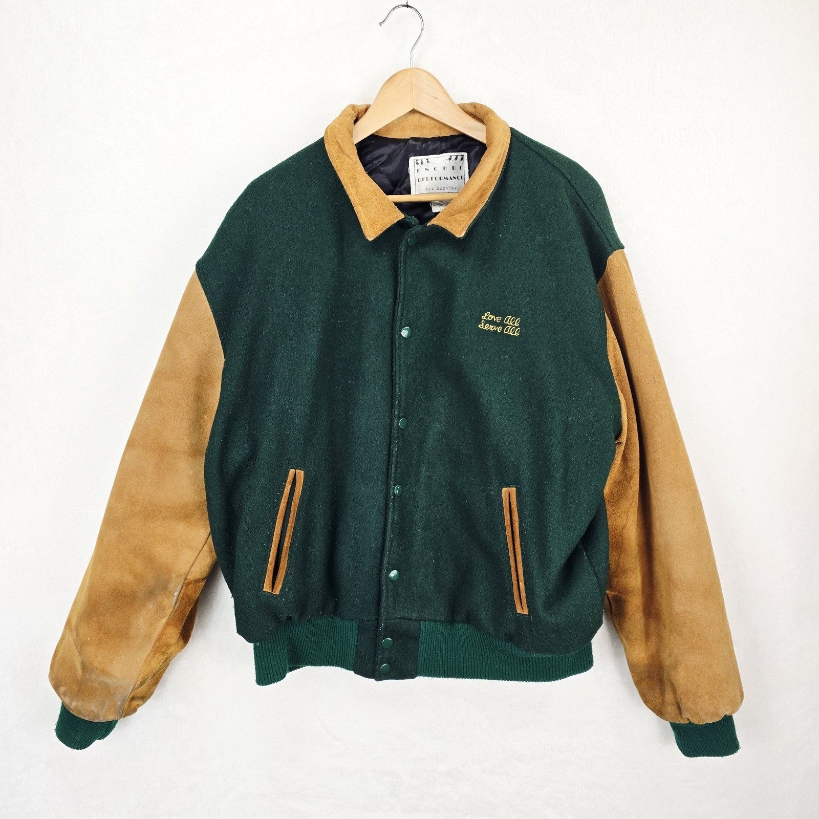 Hard Rock Cafe Vintage Hard Rock Cafe Honolulu Bomber Jacket XL Wool Size US XL / EU 56 / 4 - 2 Thumbnail