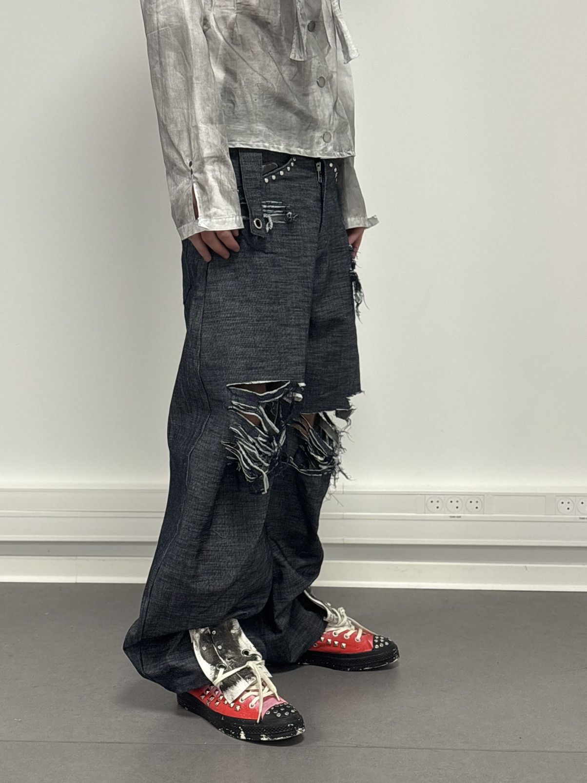 Other Destroyed baggy jeans Size US 26 / EU 42 - 3 Thumbnail