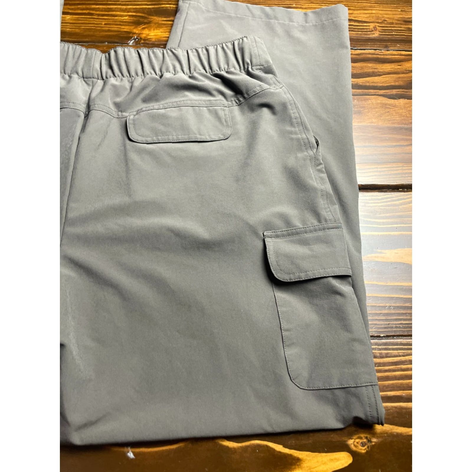 Jockey Jockey Pants Women's XL Gray Cargo Activewear Size 25" / US 0 / IT 36 - 3 Thumbnail