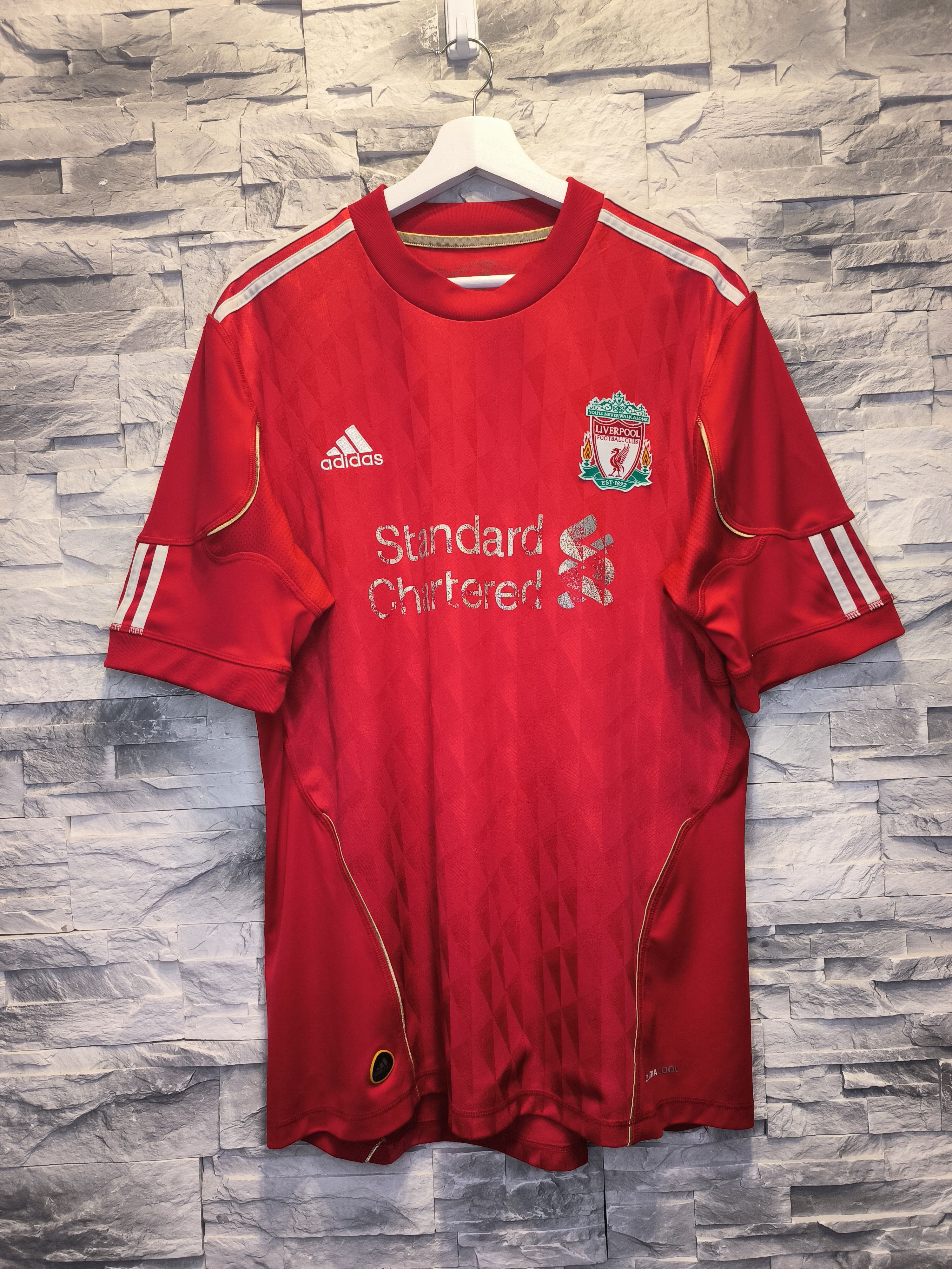 Adidas × Vintage Adidas FC Liverpool Football Jersey Shirt 2011 Soccer Size US L / EU 52-54 / 3 - 1 Thumbnail