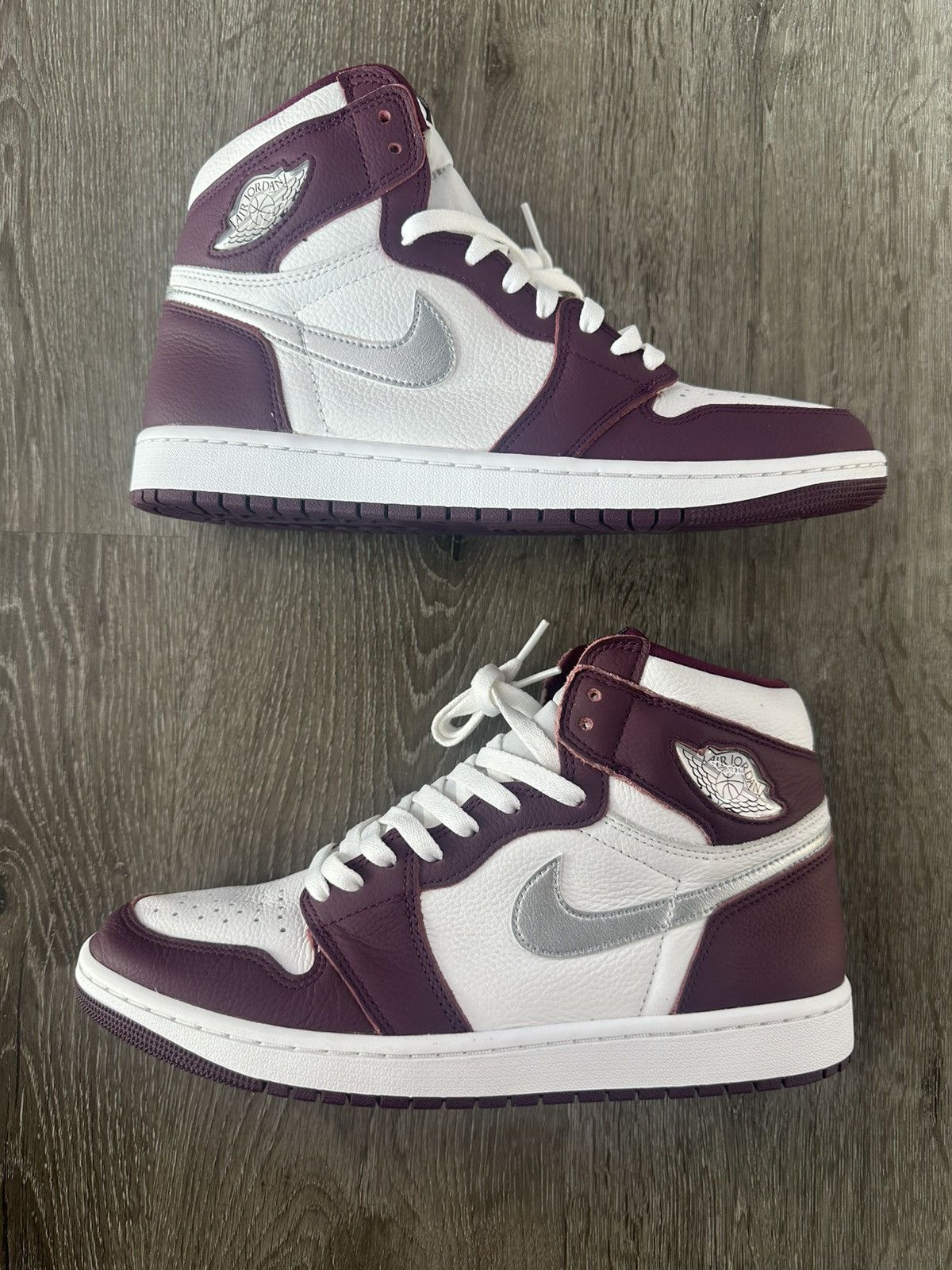 Jordan Brand Air Jordan 1 High OG “Bordeaux” **PRE-OWNED** Size US 10.5 / EU 43-44 - 1 Thumbnail