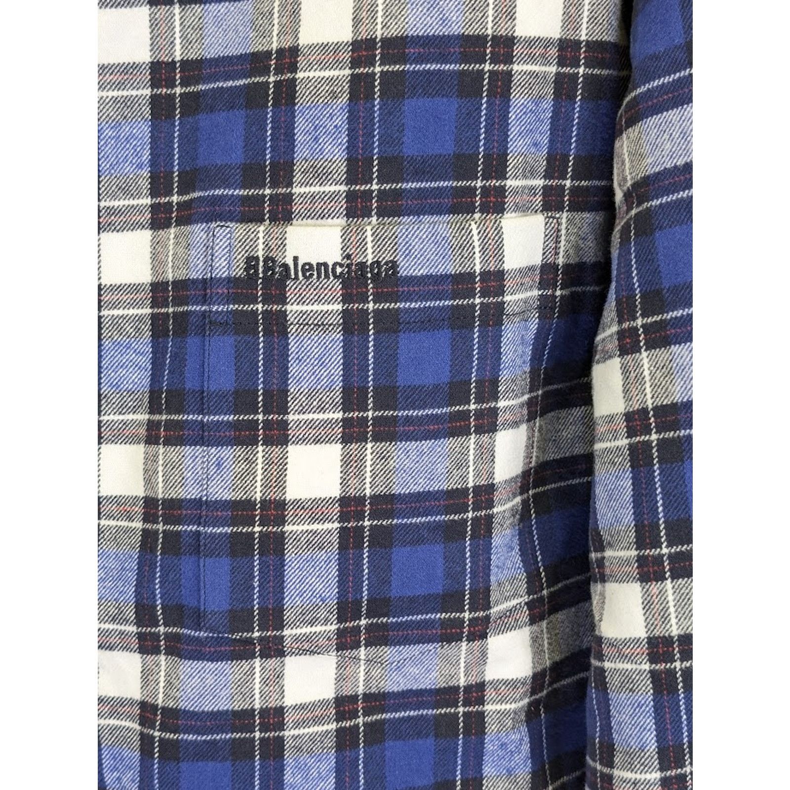 Balenciaga o1rshd1 Dress Shirt in Multicolor Size US S / EU 44-46 / 1 - 7 Thumbnail