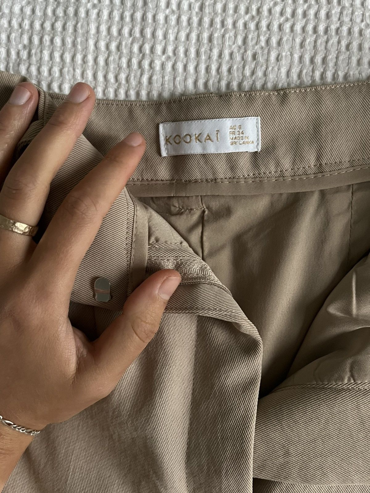 Designer Kookai Ariel Pants Size 25" / US 0 / IT 36 - 3 Thumbnail