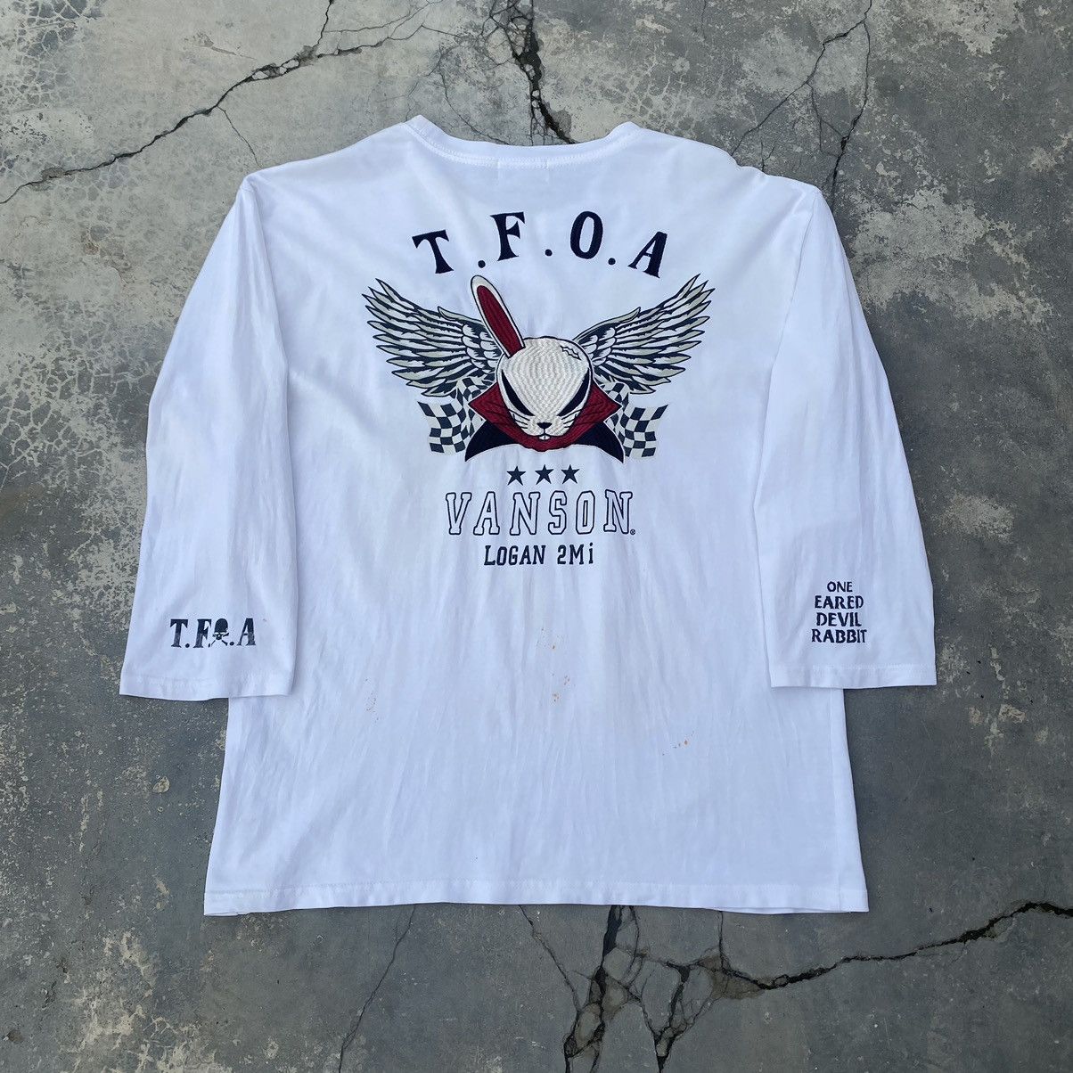 Japanese Brand × Vanson Leathers VANSON X T.F.O.A one eared devil rabbit Size US L / EU 52-54 / 3 - 1 Thumbnail