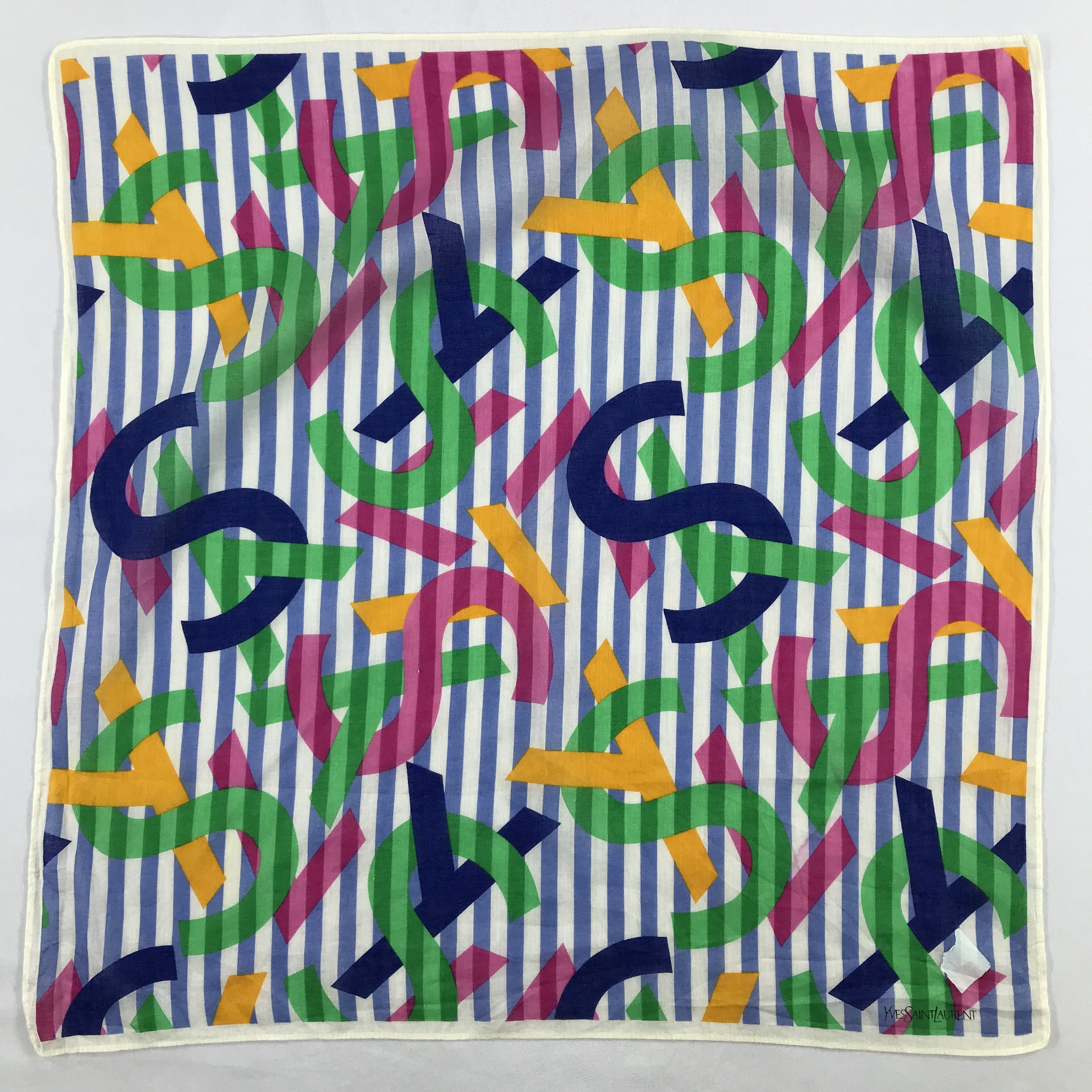 Yves Saint Laurent Bandana / Handkerchief/Neckerchief -S2561