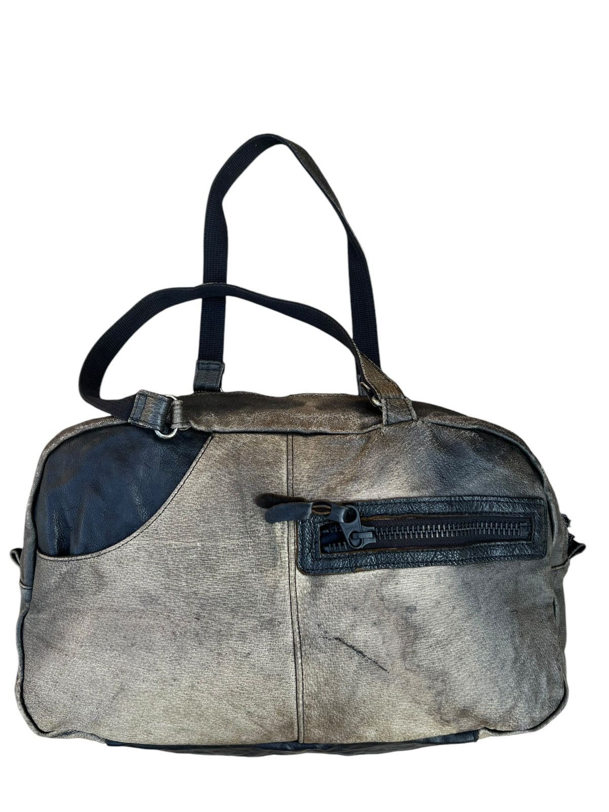 Japanese Brand Butler Verner Sails Japan Distressed Patina Leather Bag Size ONE SIZE - 5 Thumbnail