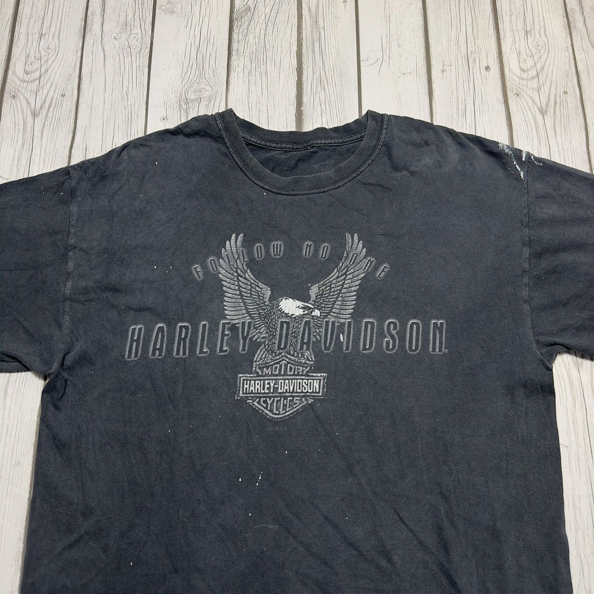 Harley Davidson × Vintage Vintage Harley Davidson tee Size US L / EU 52-54 / 3 - 3 Thumbnail