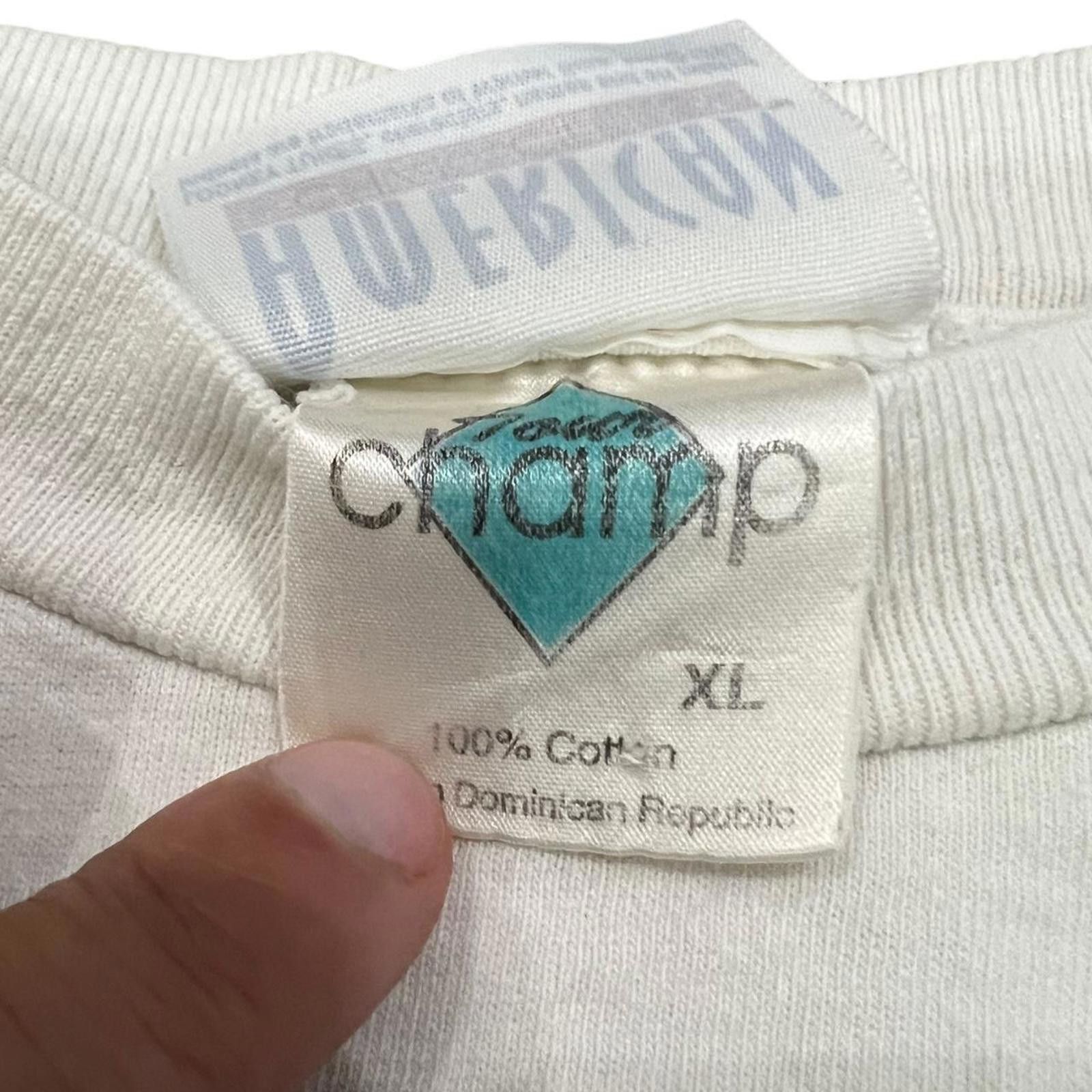 Reebok Vintage 90s Reebok Shaq Collectors AOP White T Shirt Size US M / EU 48-50 / 2 - 4 Thumbnail