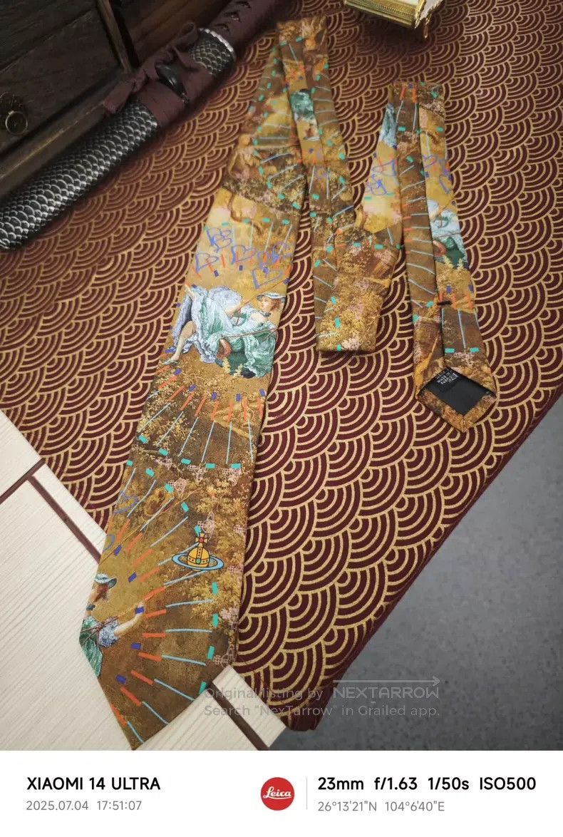 Vivienne Westwood Vivienne Westwood Archival collection genuine tie, painted Size ONE SIZE - 1 Thumbnail