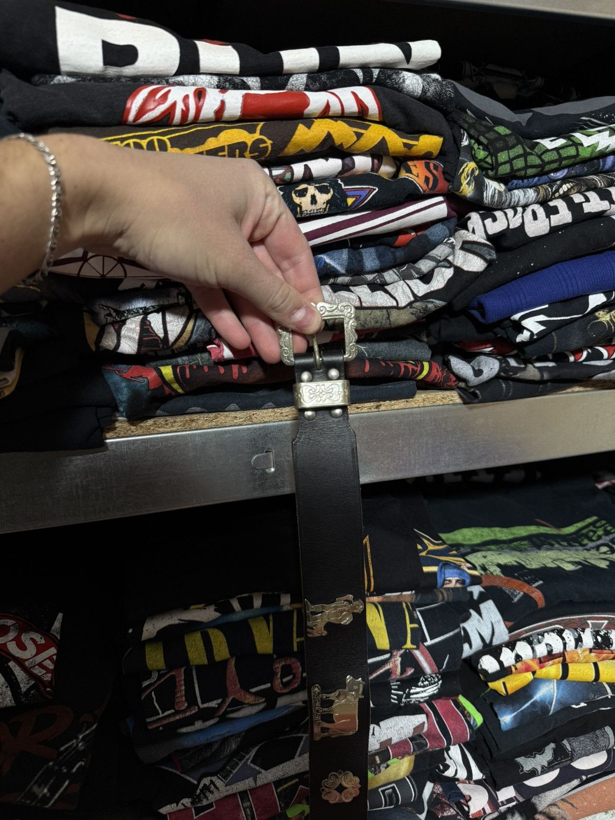 Japanese Brand Vintage Luxury Etro Style Cows Belt Japanese Brand Y2K Hype Size ONE SIZE - 4 Thumbnail