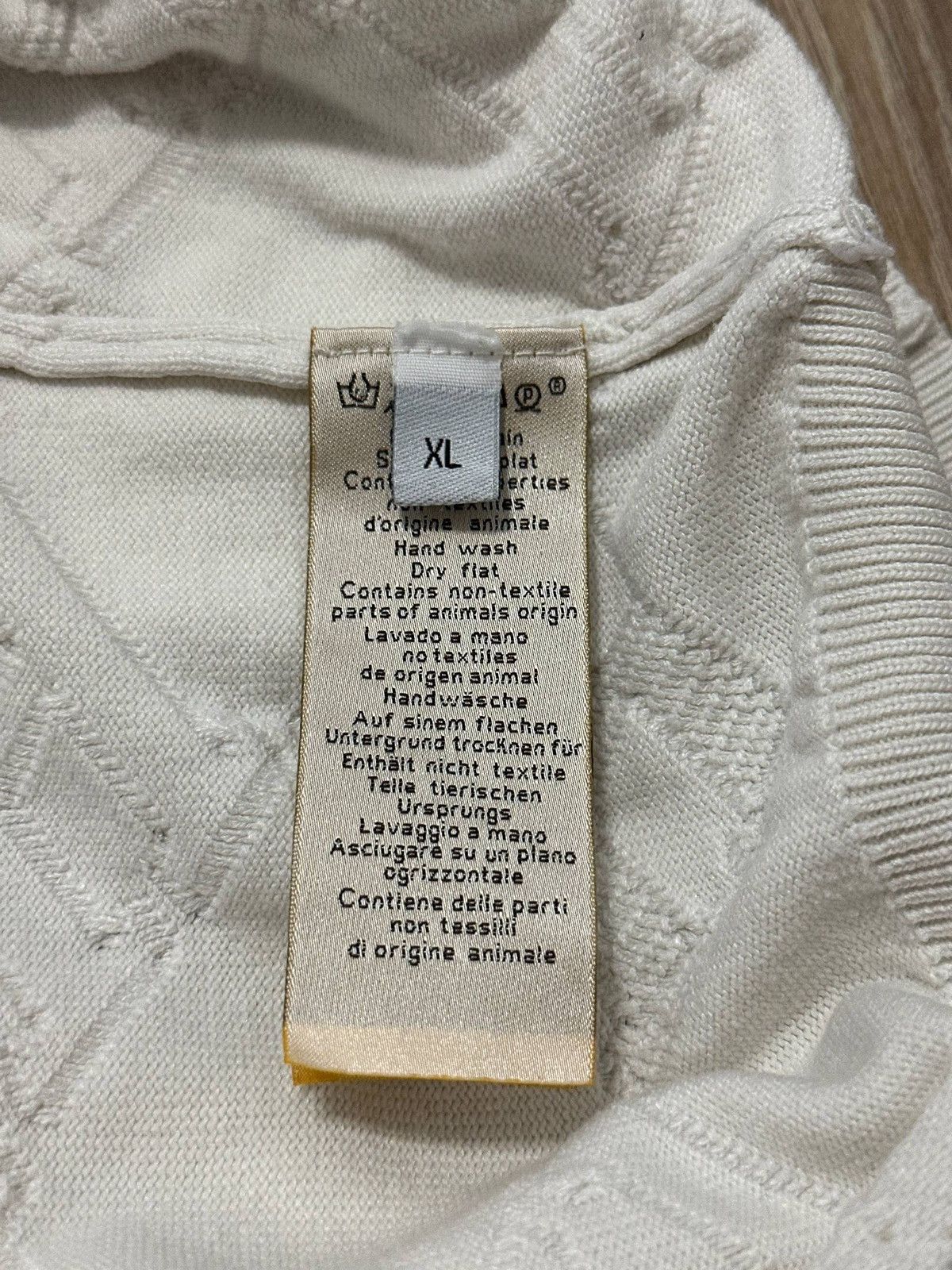 Hermes Hermes white monogram polo shirt Size US XL / EU 56 / 4 - 11 Thumbnail