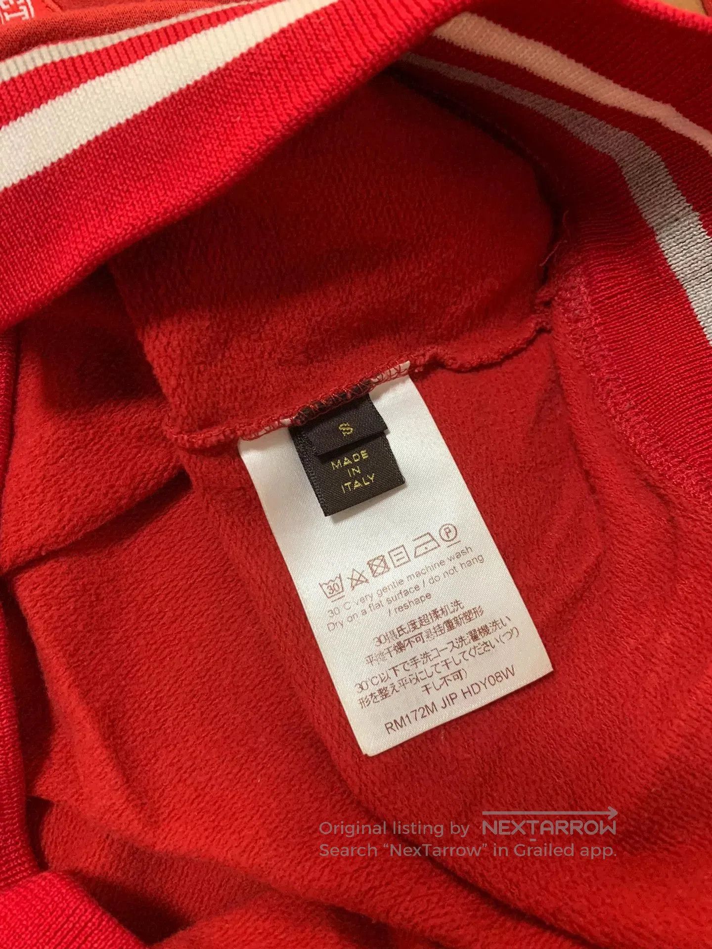 Louis Vuitton Louis Vuitton Red Pullover Sweatshirt. Size US S / EU 44-46 / 1 - 5 Thumbnail