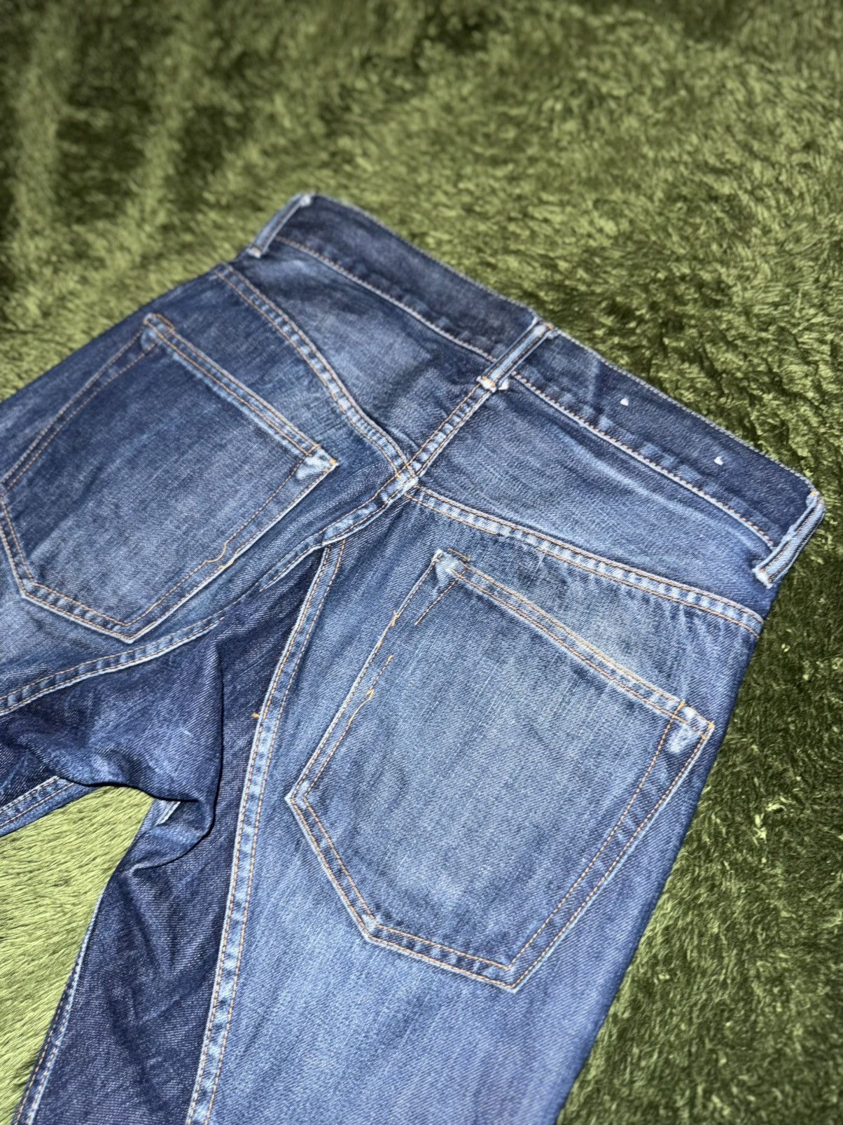 MasterPiece Masterpiece Made in Japan Button-Fly Selvedge Denim Pants Size US 27 - 9 Thumbnail
