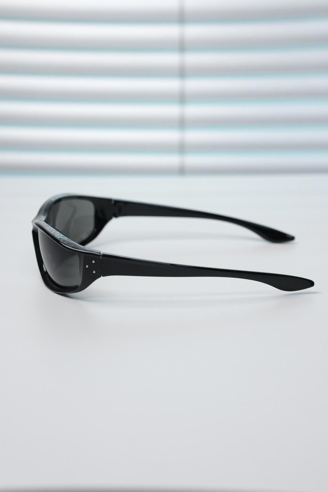 Other Vtg Avant Garde Y2K Black Rectangle Sunglasses Unisex OS Size ONE SIZE - 9 Thumbnail