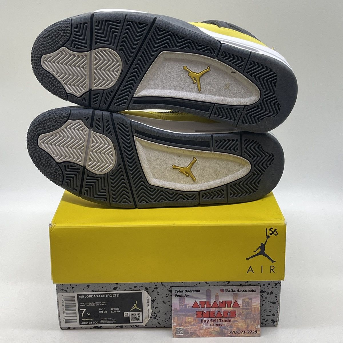 Jordan Brand Air Jordan 4 lightning Size US 7 / EU 40 - 7 Thumbnail