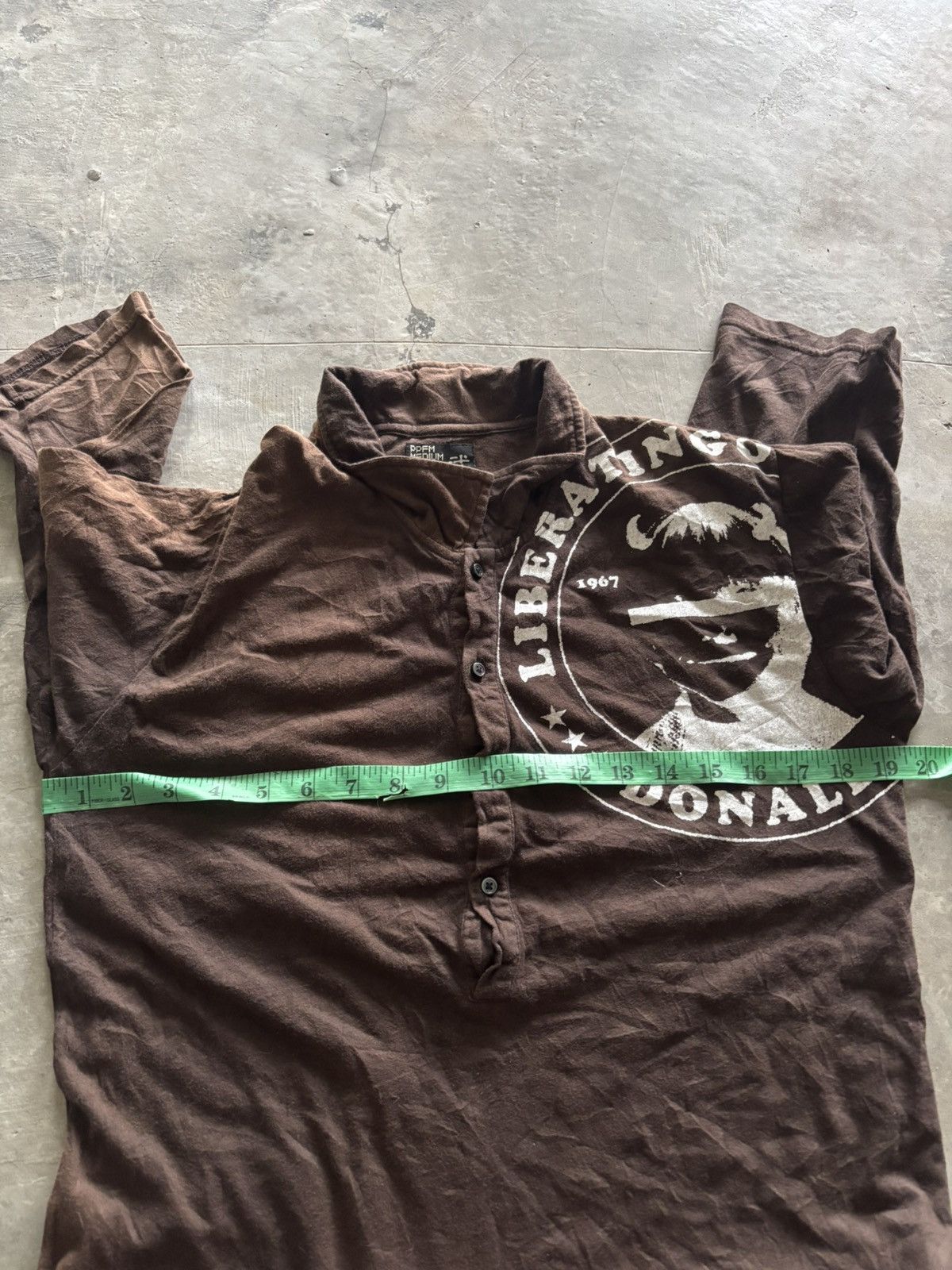 PPFM PPFM Y2K liberatingo donald faded 3 quarter sleeve shirt Size US M / EU 48-50 / 2 - 13 Thumbnail