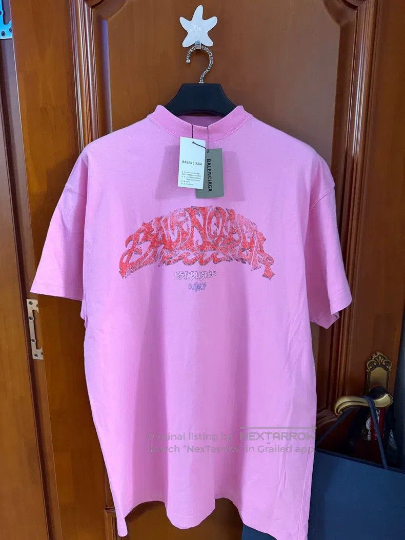 Balenciaga Balenciaga Flame Short Sleeve Size US M / EU 48-50 / 2 - 1 Thumbnail