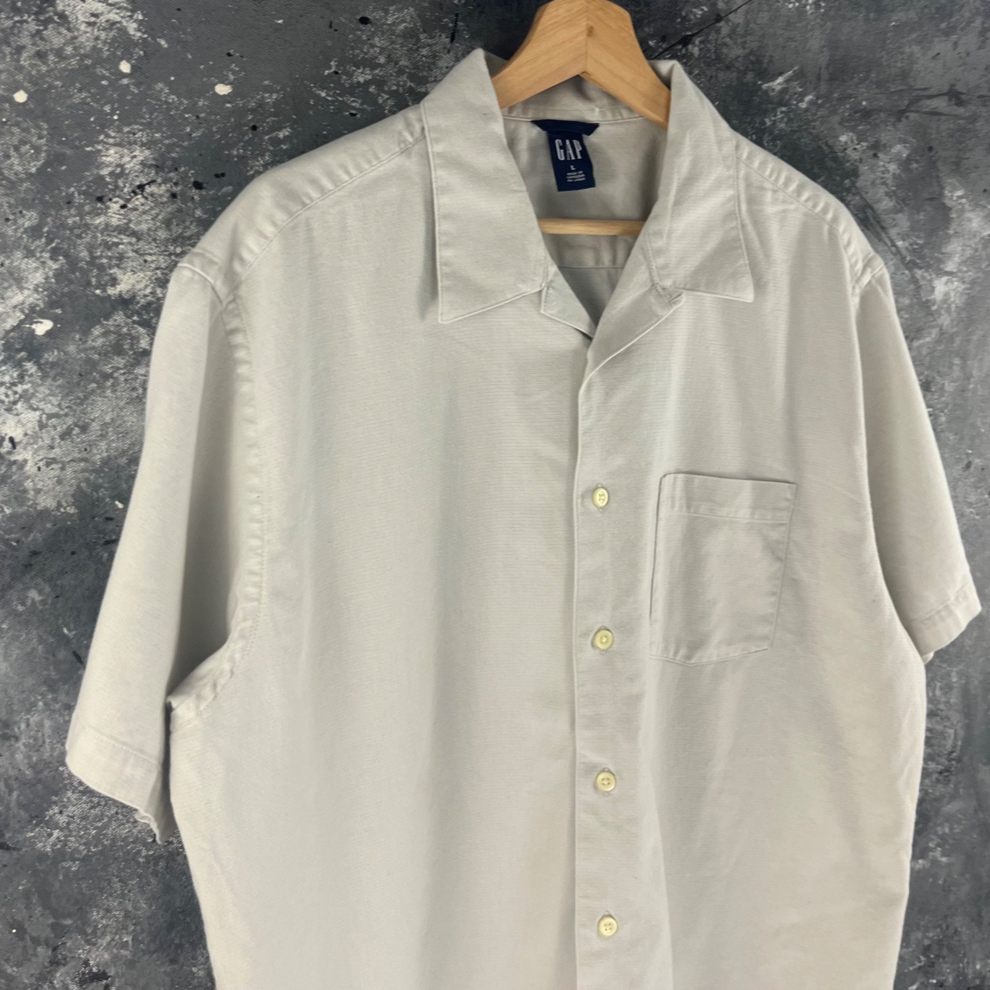 Gap × Vintage Vintage Y2K Gap button shirt Size US XL / EU 56 / 4 - 2 Thumbnail