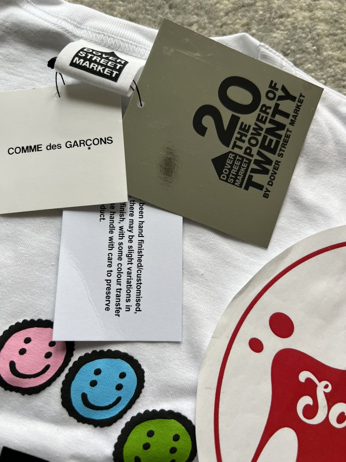 Cactus Plant Flea Market × Comme des Garcons × Dover Street Market CPFM x CDG x DSM 20 Anniversary T Shirt Size US XL / EU 56 / 4 - 4 Thumbnail