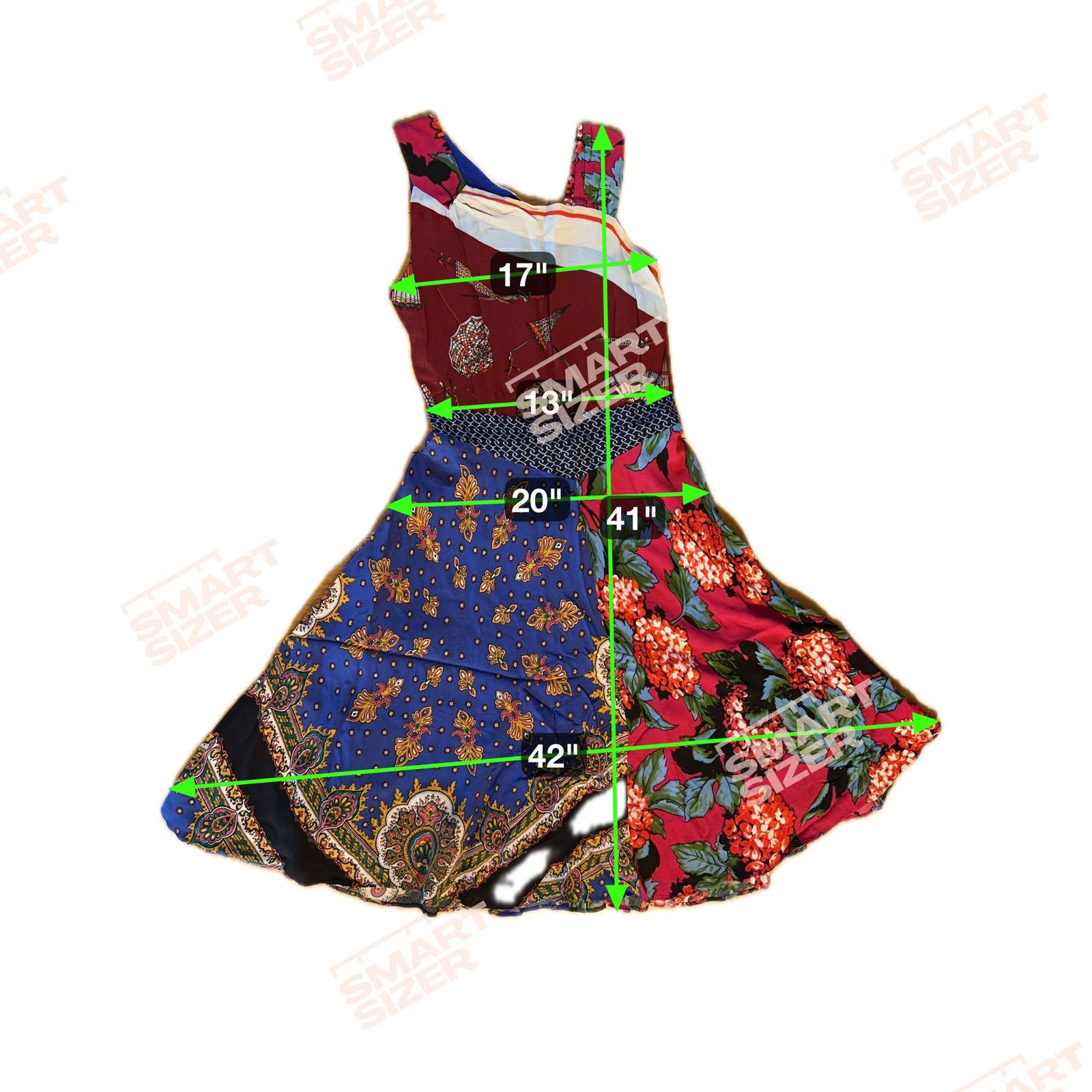 Other Moulinette Soeurs Anthropologie Midi Dress Size 4 Multicolor Size S / US 4 / IT 40 - 2 Thumbnail