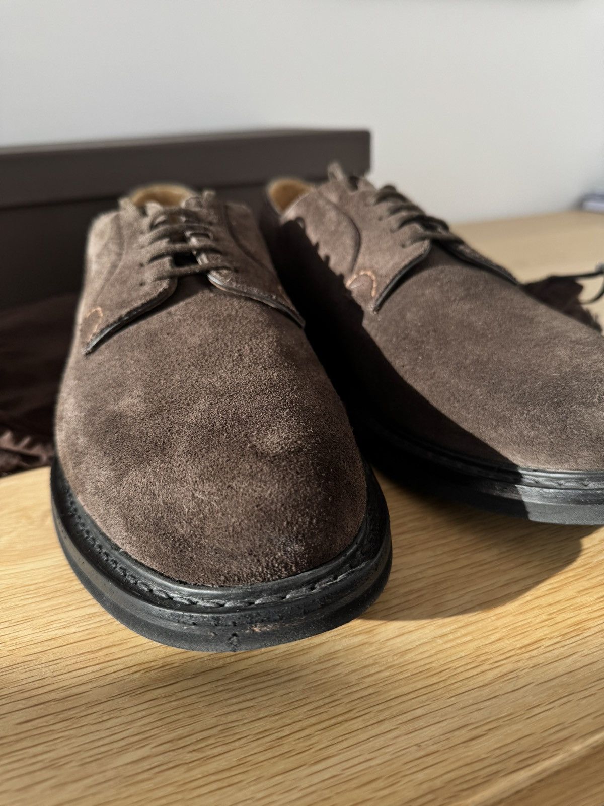 Church's DEAL!! Church’s Shannon LW Suede Derby Size US 10.5 / EU 43-44 - 2 Thumbnail