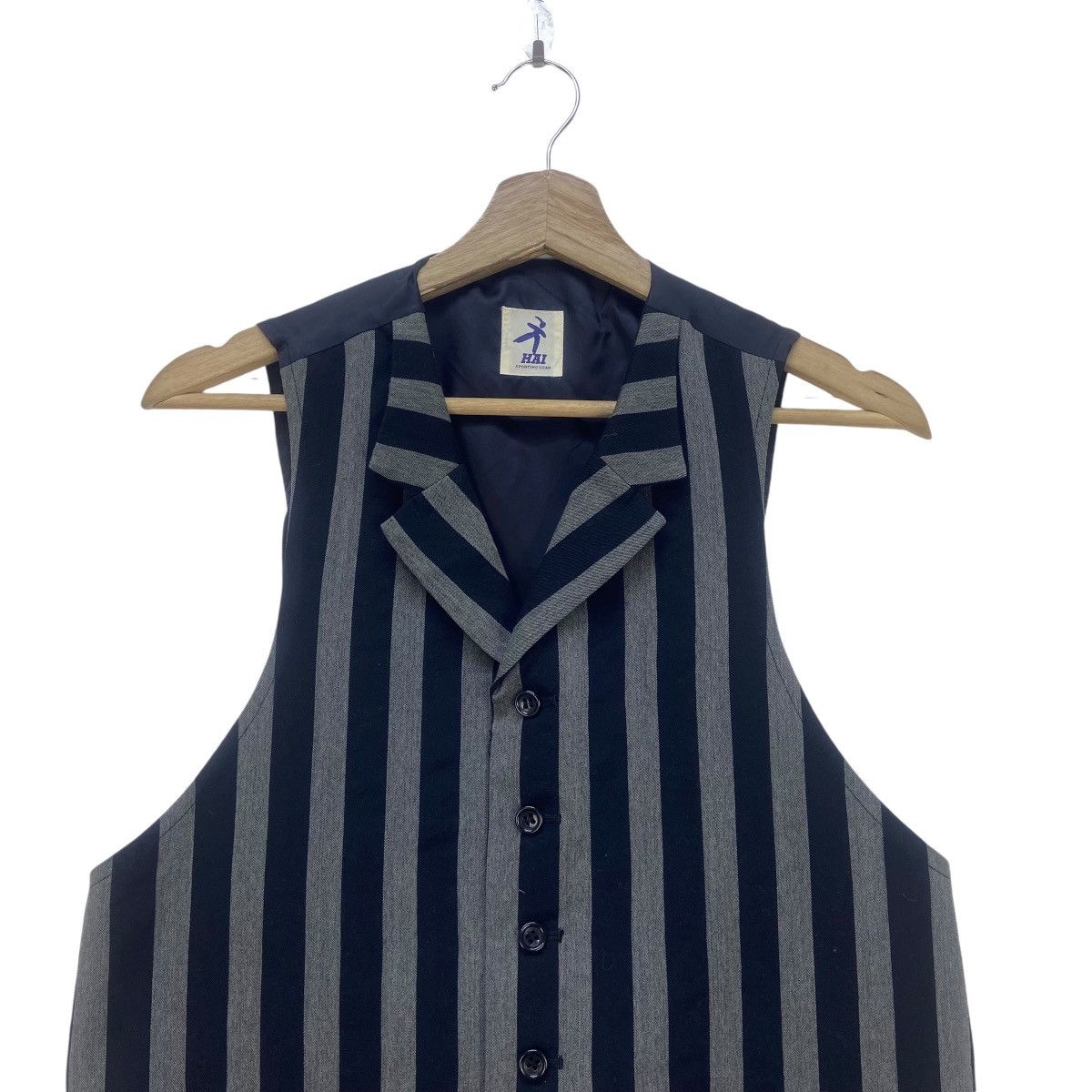 Hai Sporting Gear Hai Sporting Gear by Issey Miyake Striped Vests Size US XS / EU 42 / 0 - 6 Thumbnail