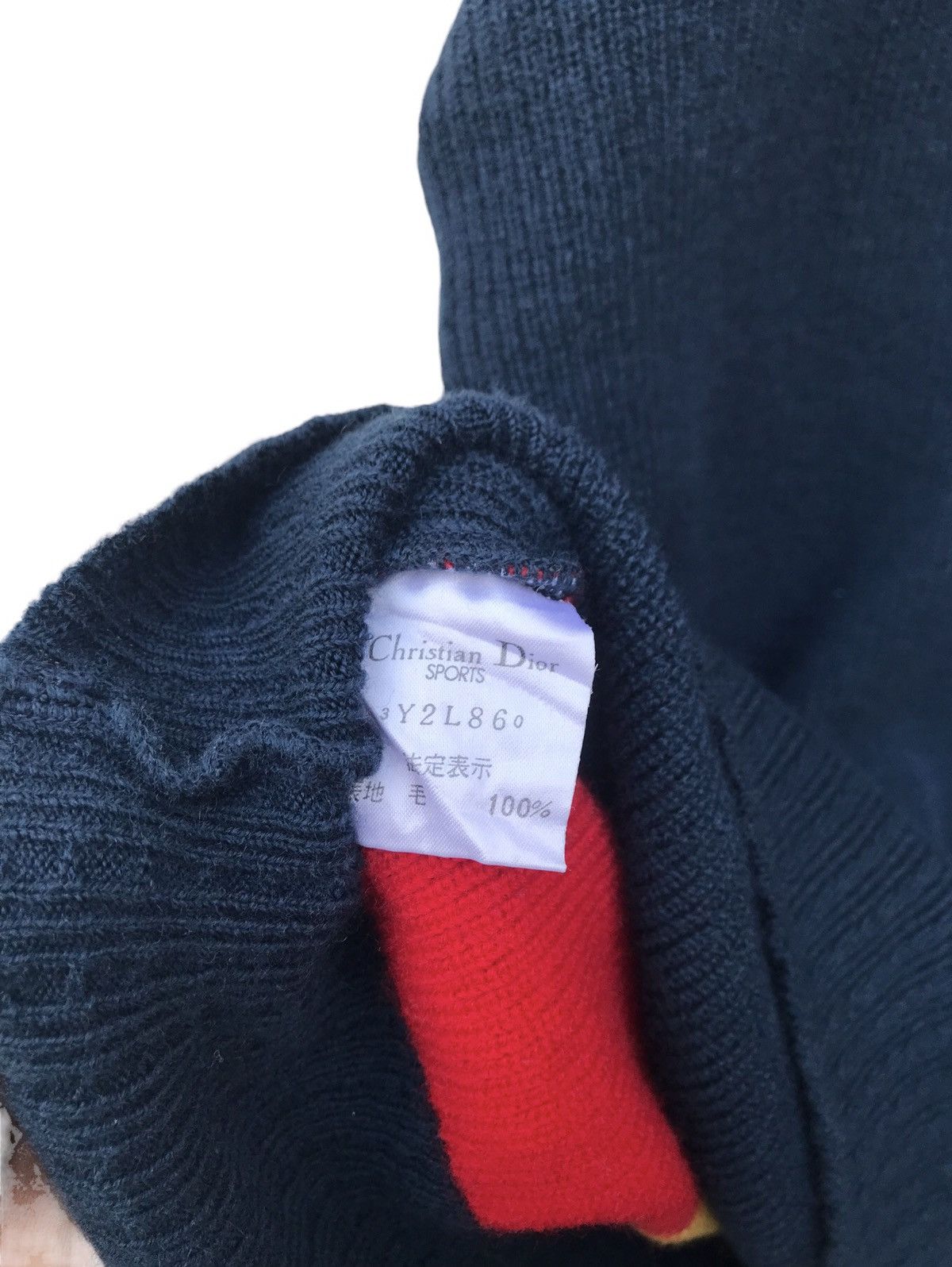 Christian Dior Monsieur Vintage Christian Dior Sports Multicolour Wool Pullover Size US M / EU 48-50 / 2 - 7 Thumbnail