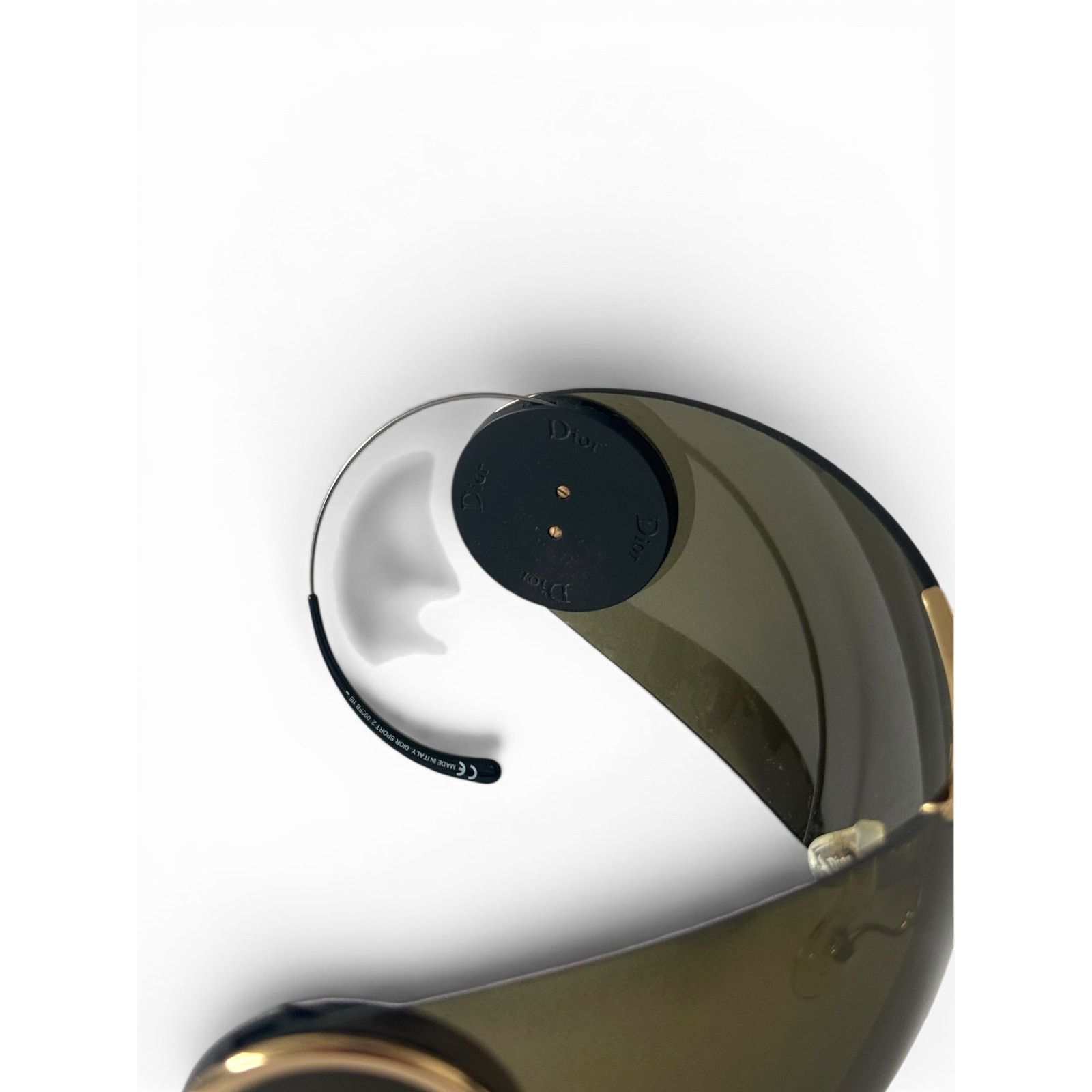 Dior Christian Dior Mask Shield Sunglasses John Galliano Era Size ONE SIZE - 10 Thumbnail