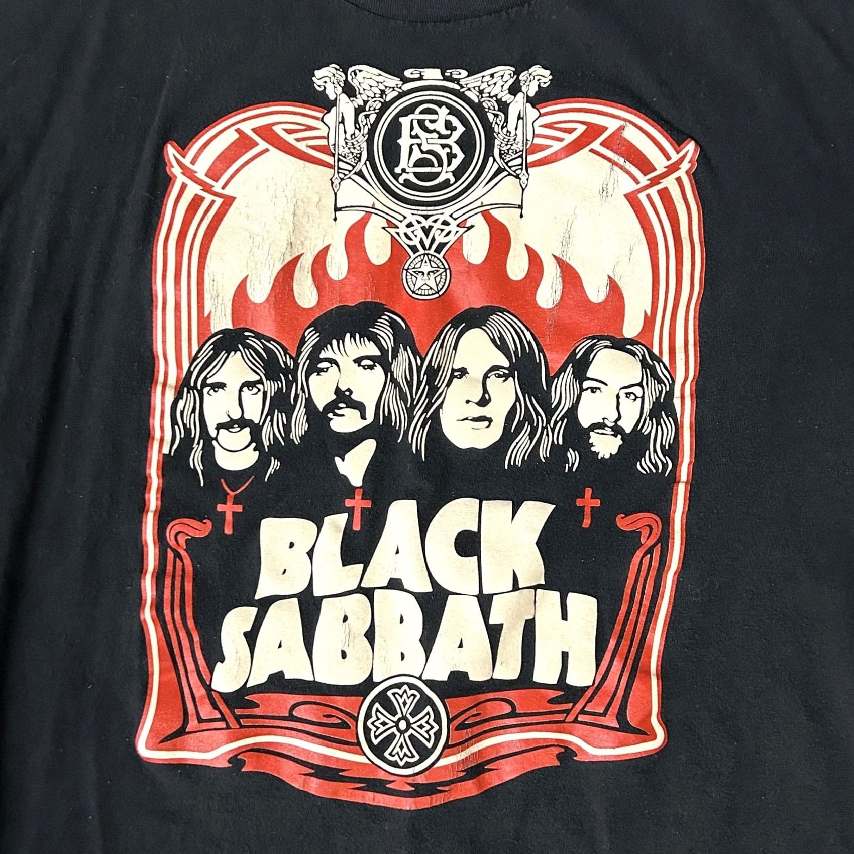 Vintage Black Sabbath Shirt Mens 2XL Black Graphic Band Metal Tee Alstyle Heavyweight Size US XXL / EU 58 / 5 - 2 Thumbnail