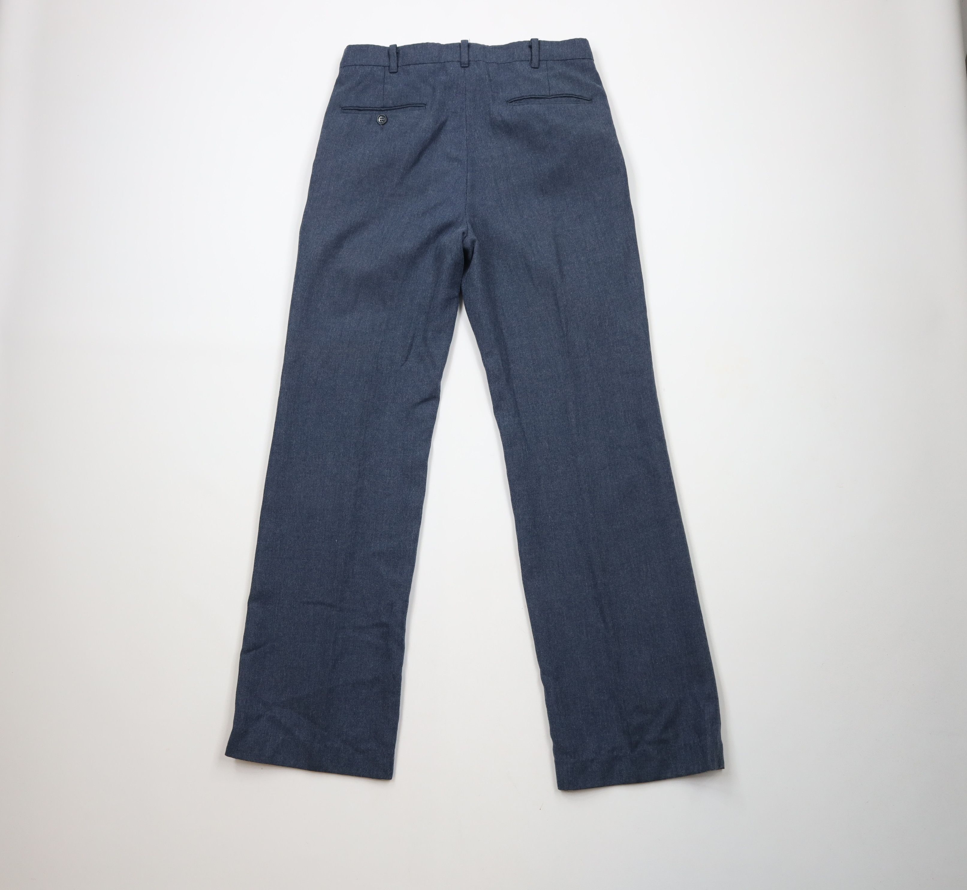 Vintage Vintage 70s Streetwear Knit Flared Wide Leg Chino Pants USA Size US 30 / EU 46 - 10 Thumbnail