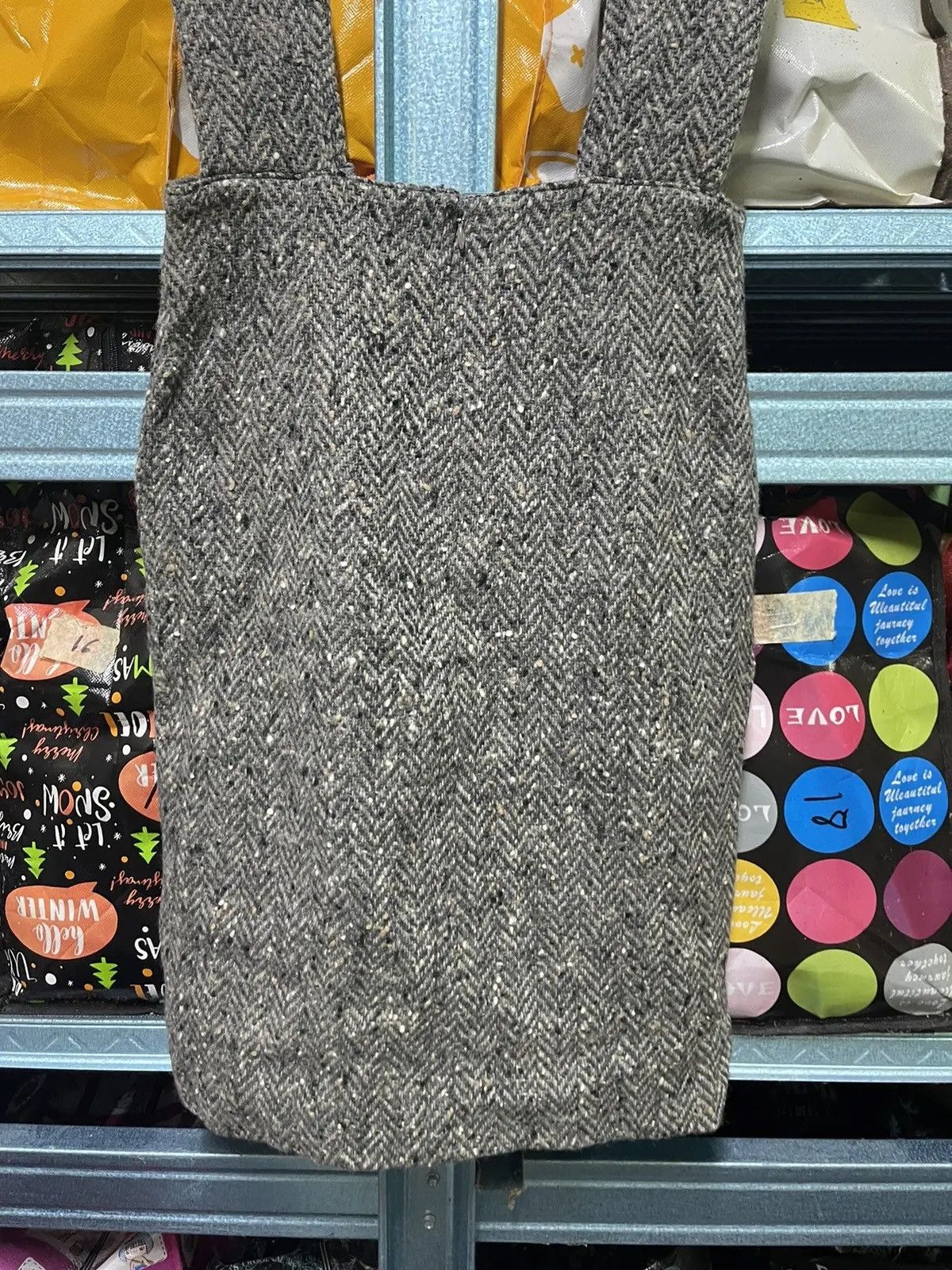 Mademoiselle Non Non Vintage Mademoiselle NON NON Tweed Wool Pinafore Dress Size S / US 4 / IT 40 - 10 Thumbnail