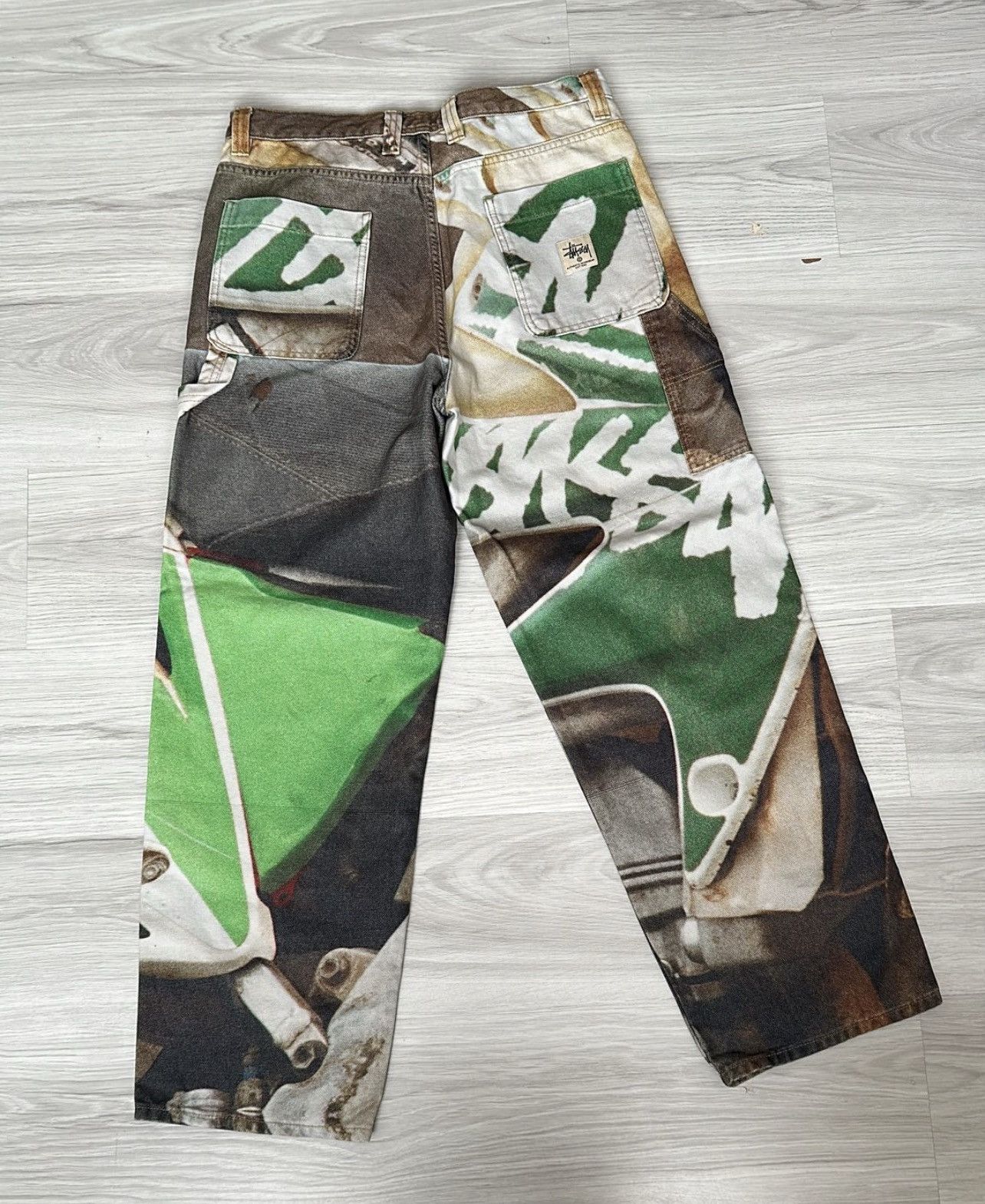 オンライン即完STUSSY WORK PANT CANVAS BAJA PRINT - パンツ