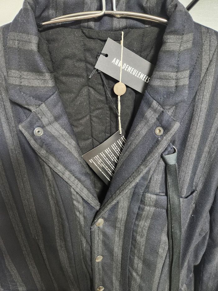 Ann Demeulemeester ANN demeulemeester reversible padded stripped jacket Size US M / EU 48-50 / 2 - 5 Thumbnail
