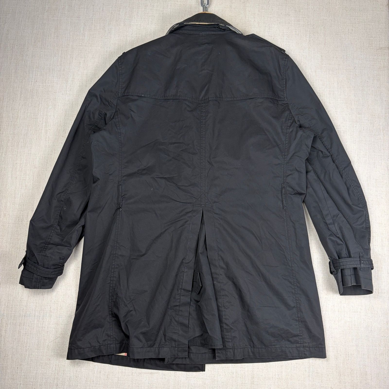 Burberry Burberry Brit Nova Check Double Breasted XXL Trench Coat Size US XXL / EU 58 / 5 - 7 Thumbnail
