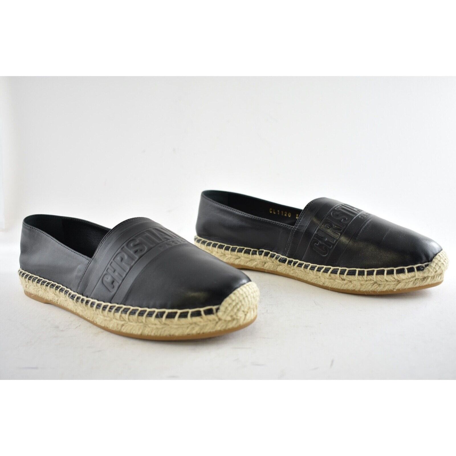 Dior Granville Lambskin Logo Slip Embroidered Espadrille Flat 41 Size US 11 / IT 41 - 4 Thumbnail