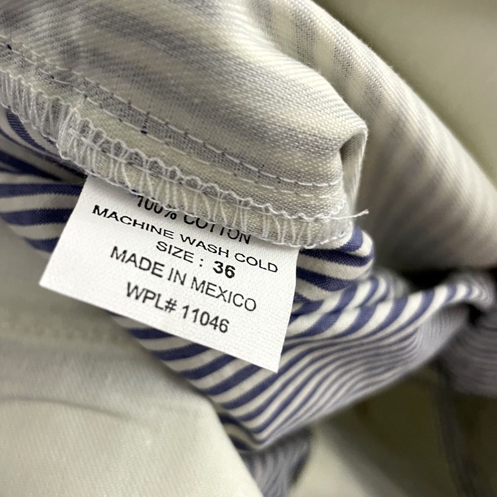 Vintage VINTAGE 1946 Striped Seersucker Flat Front Pants Men's 36 Blue White Size US 36 / EU 52 - 5 Thumbnail