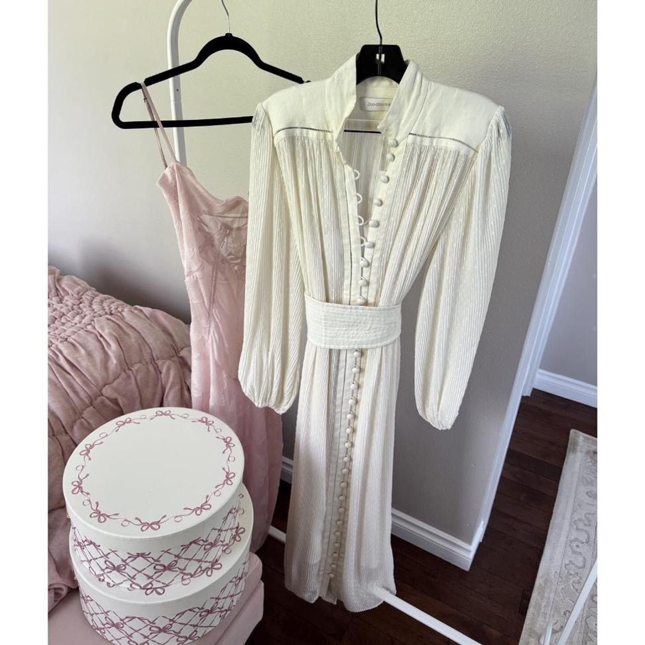 Zimmermann Zimmerman Georgette Linen Dress Size S / US 4 / IT 40 - 4 Thumbnail