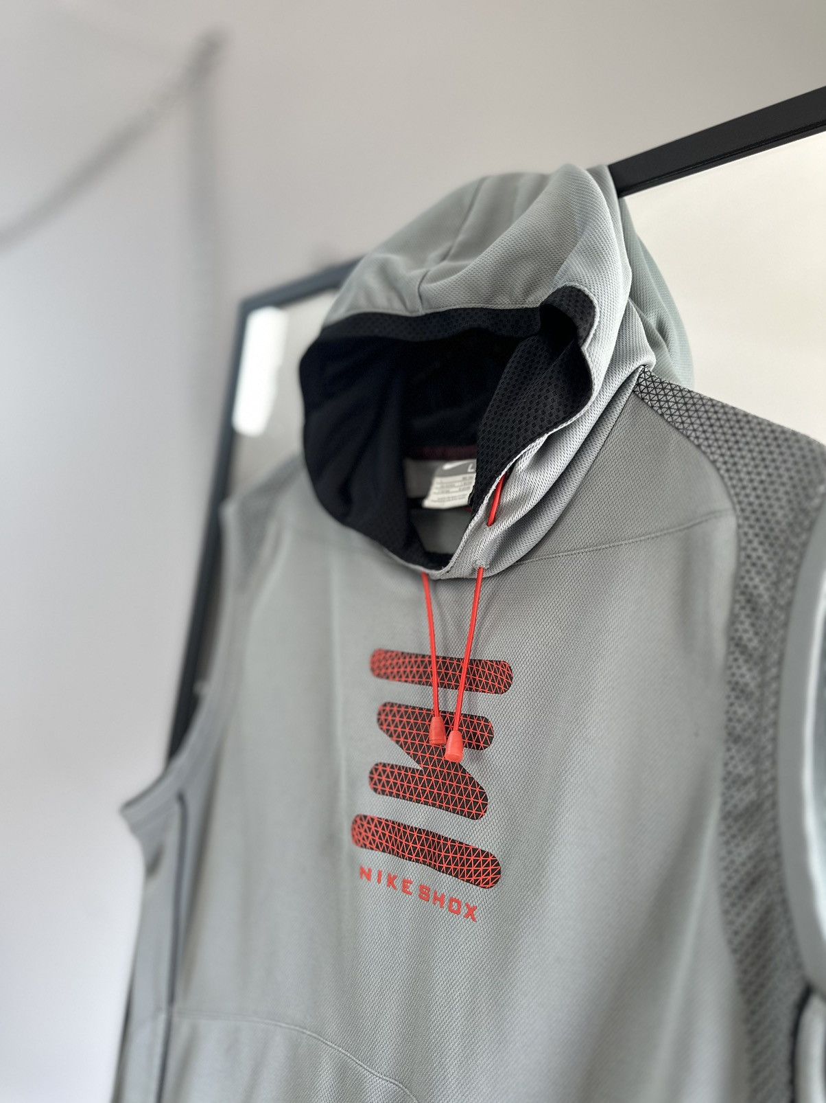 Nike Vintage Nike Shox T-shirt Gray Oakley style West shoppers Size US L / EU 52-54 / 3 - 7 Thumbnail